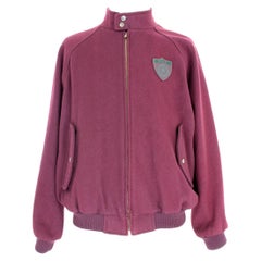 Ralph Lauren Purple Wool College Sport Jacket