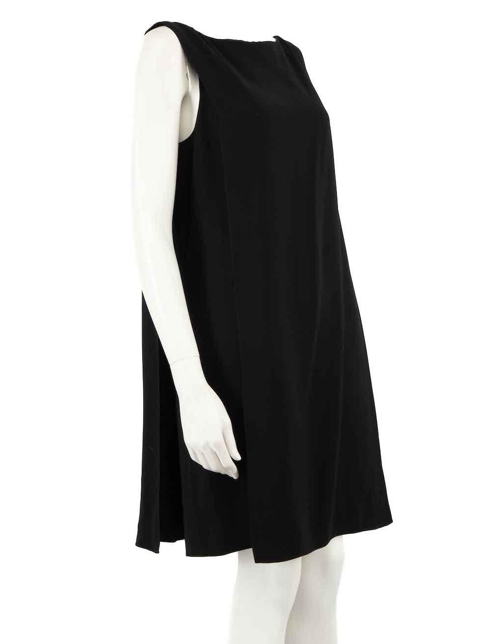 CONDITION is Very good. Minimal wear to dress is evident. Minimal wear to the front under-layer with a small pluck to the weave. The belt is also missing on this used Ralph Lauren Black Label designer resale item.
 
 
 
 Details
 
 
 Black
 
