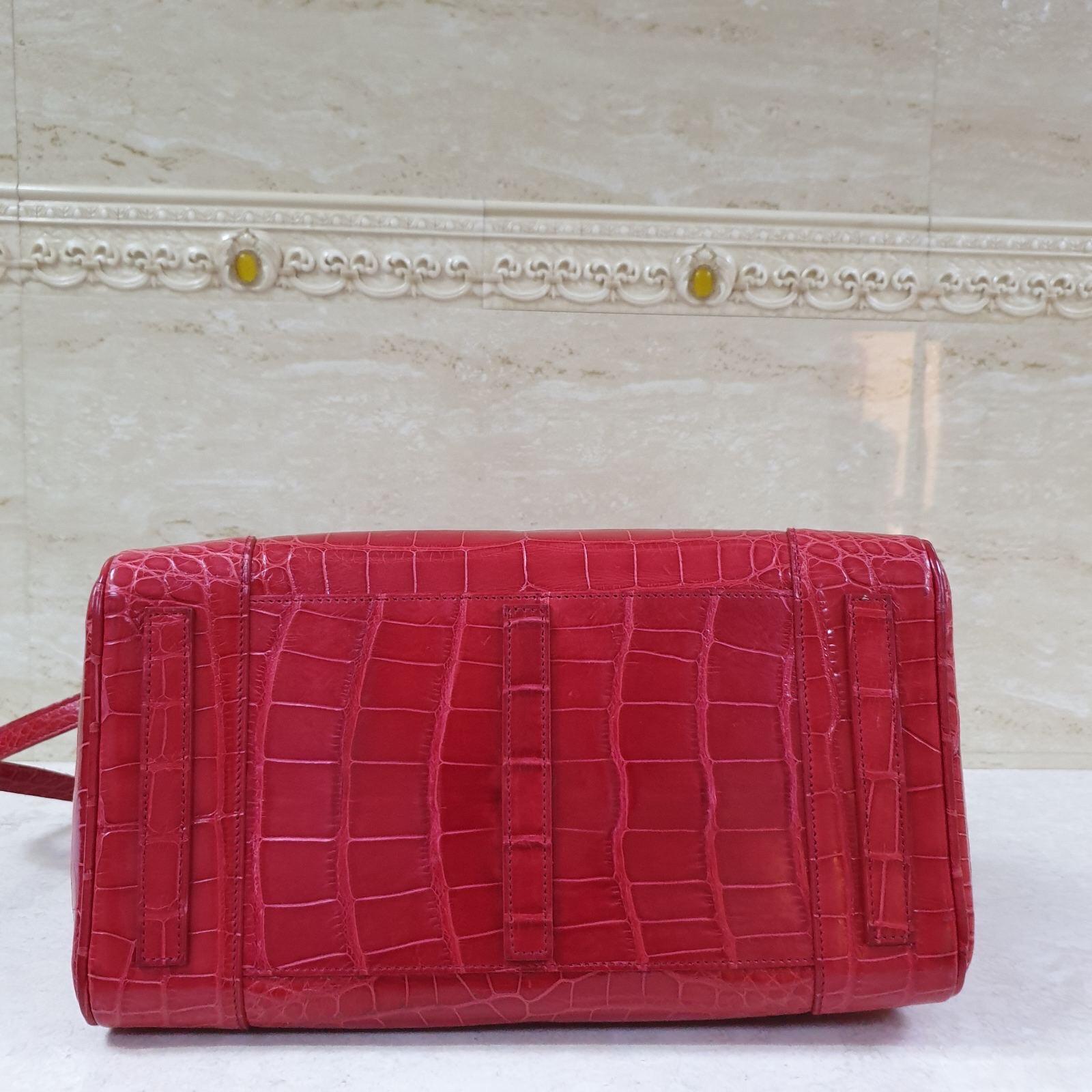 ralph lauren red handbag