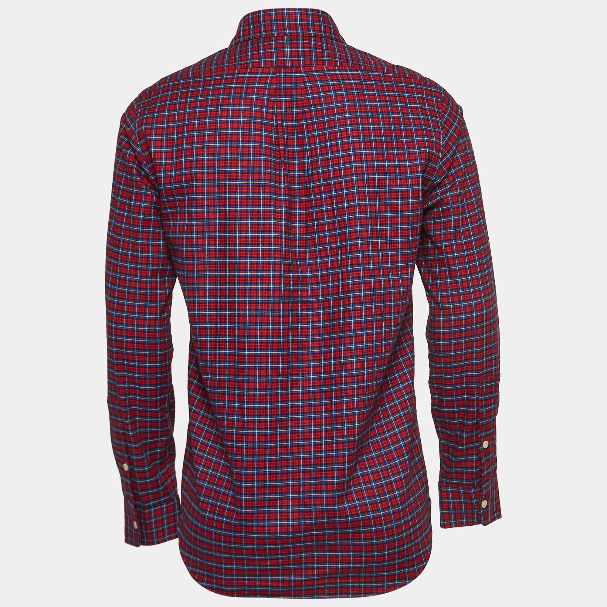 Con un fascino sofisticato, questa camicia di Ralph Lauren sarà un pezzo forte del tuo armadio. È realizzata in cotone e presenta il logo del marchio sul davanti. Le maniche lunghe con chiusura frontale a bottoni completano il design.