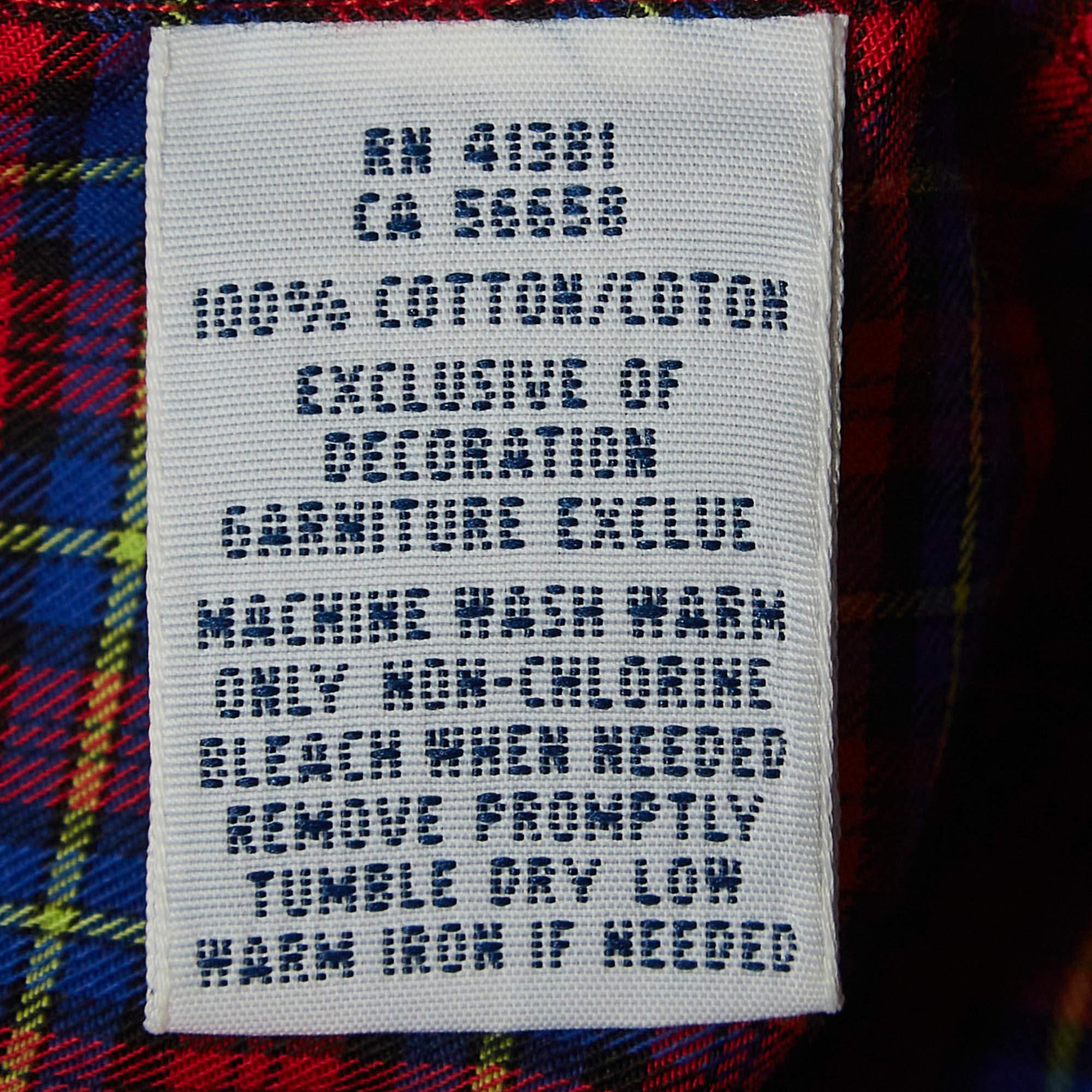 Uomo Ralph Lauren - Camicia a quadri in cotone con colletto abbottonato - S in vendita