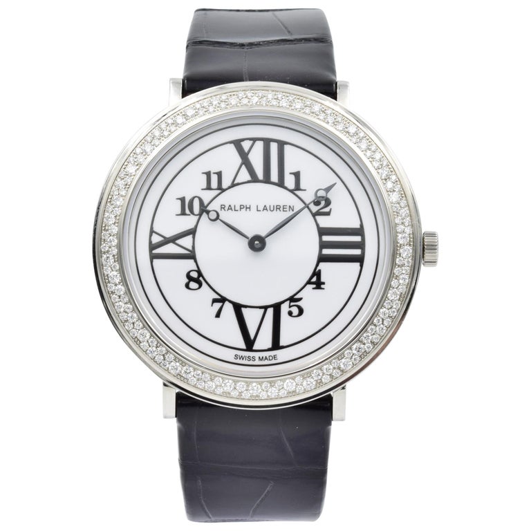 Ralph Lauren RL888 Stainless Steel Diamond Watch, RLR0190703 For Sale at  1stDibs