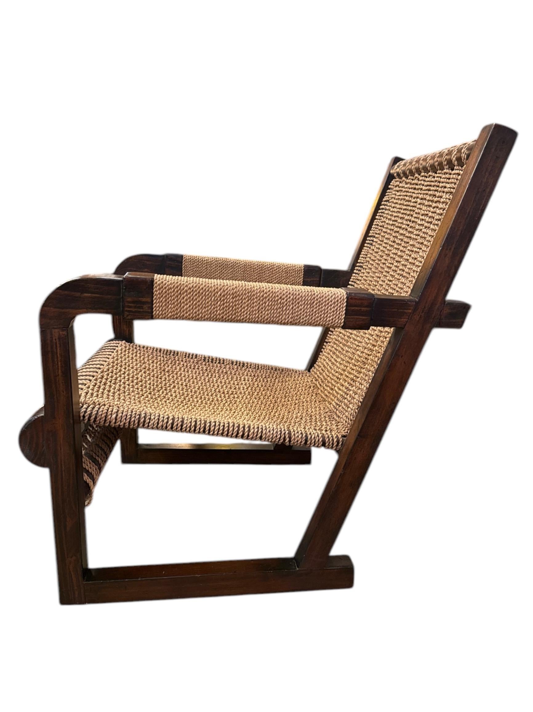 American Ralph Lauren Rope Lounge Chair