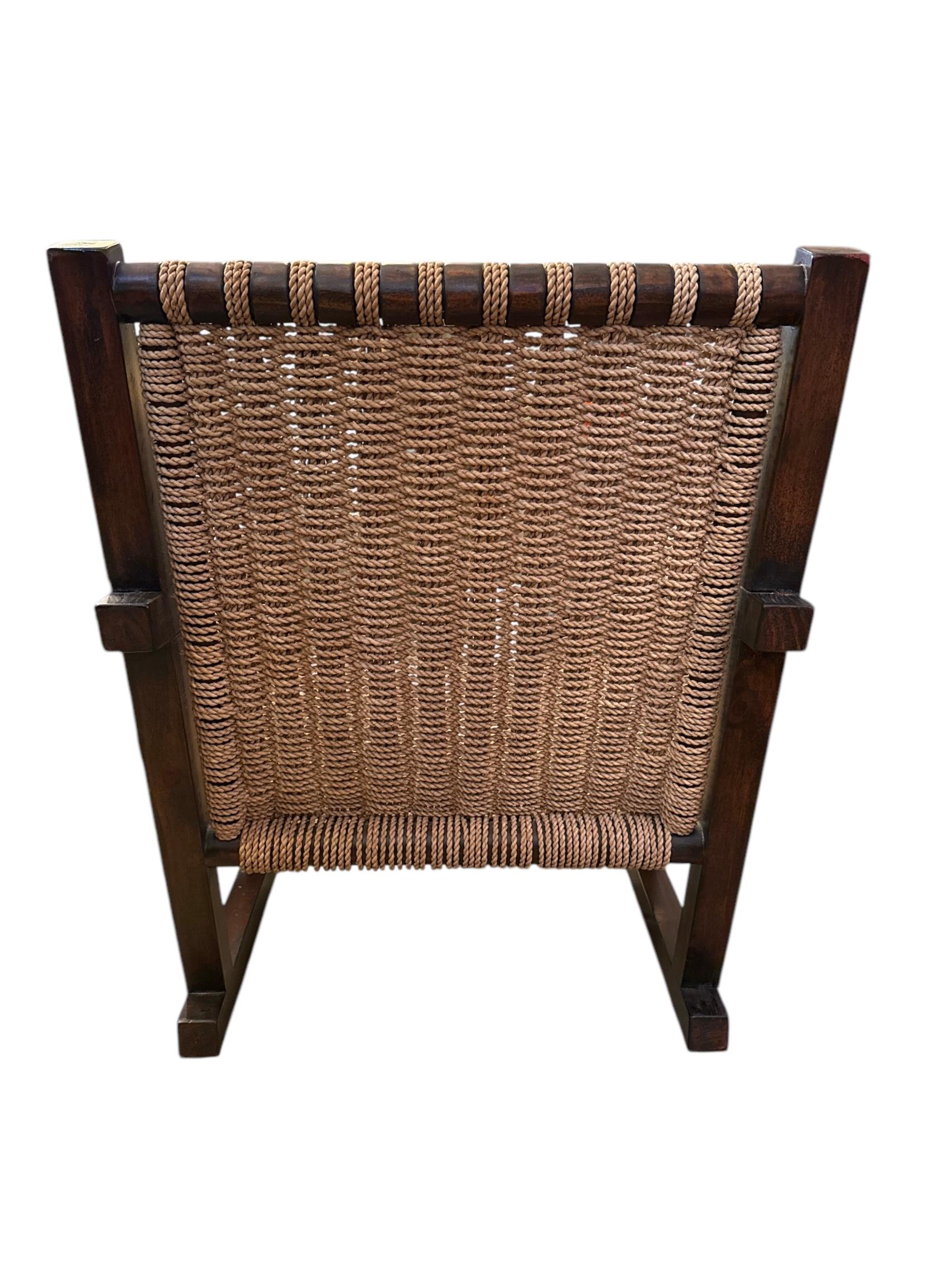 20th Century Ralph Lauren Rope Lounge Chair