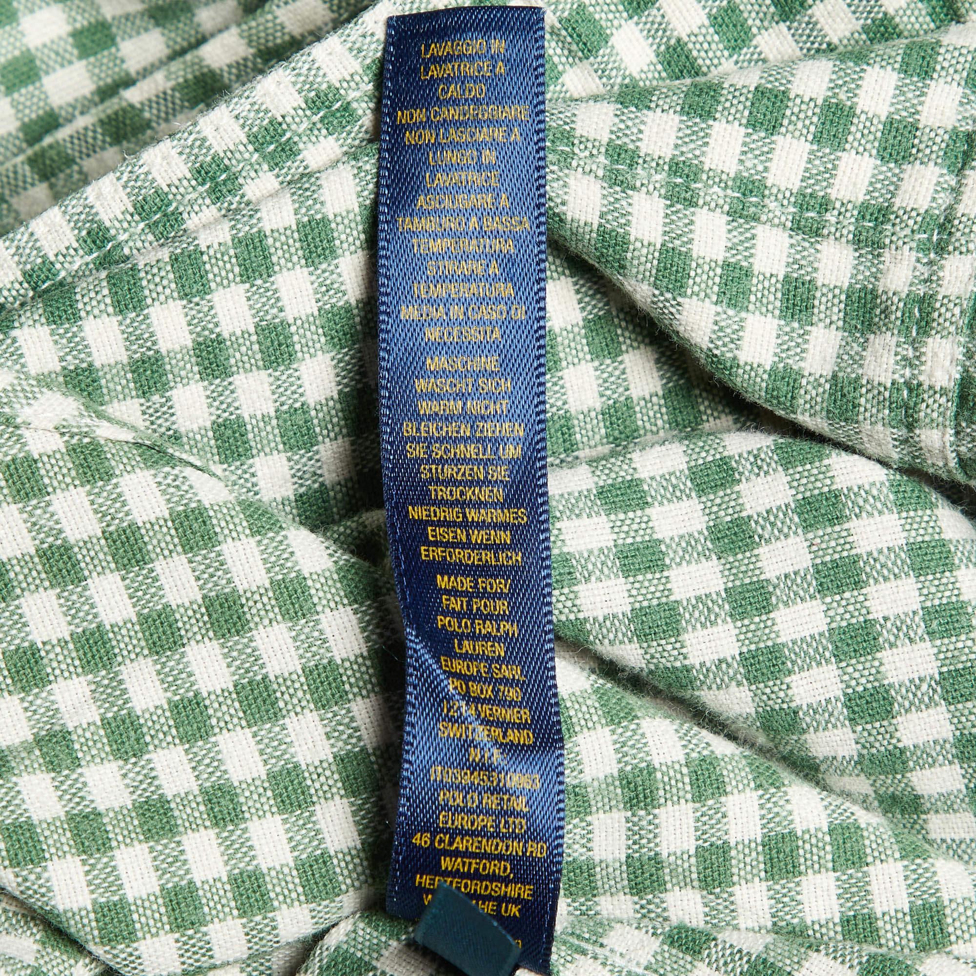 Ralph Lauren Rugby Camicia vintage in cotone Greene & Greene Check M. in vendita 1
