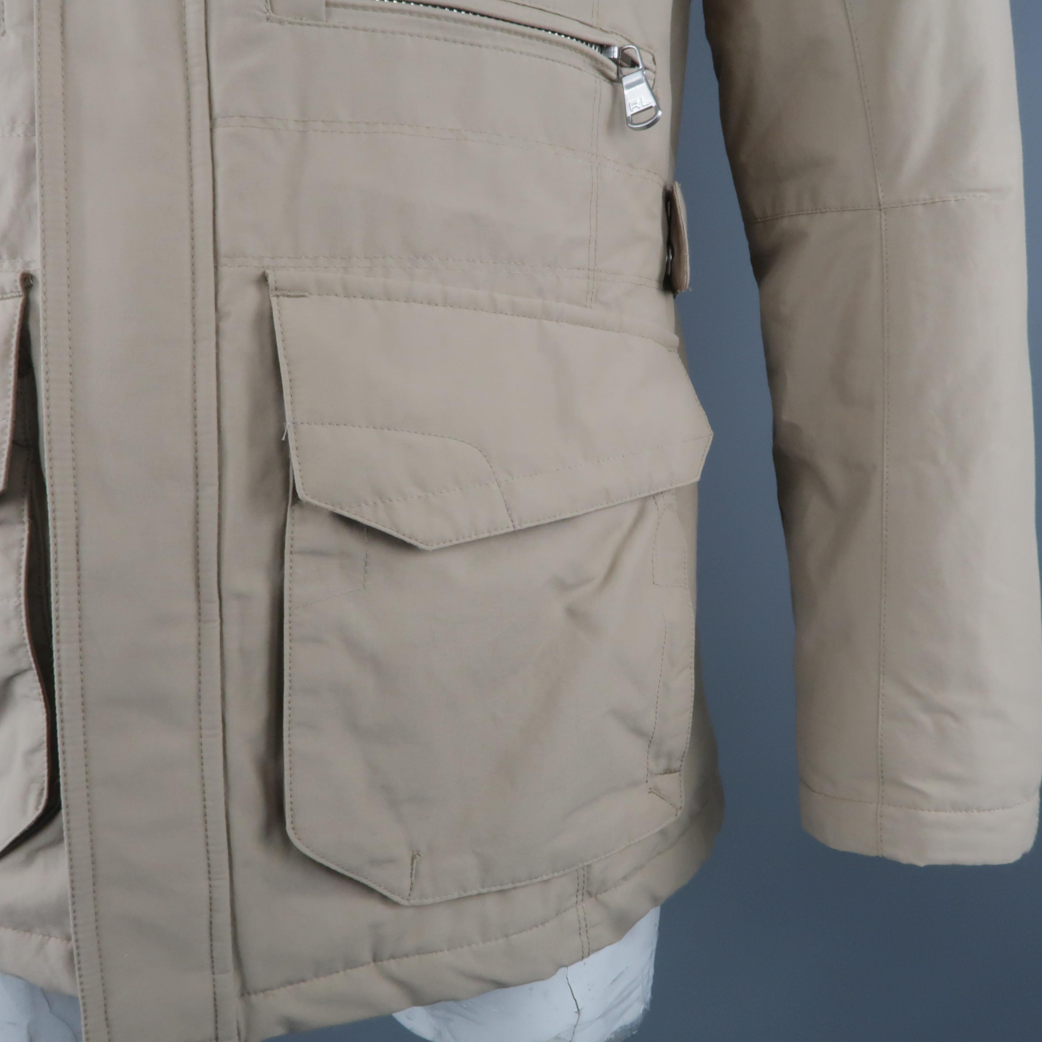 polo khaki jacket