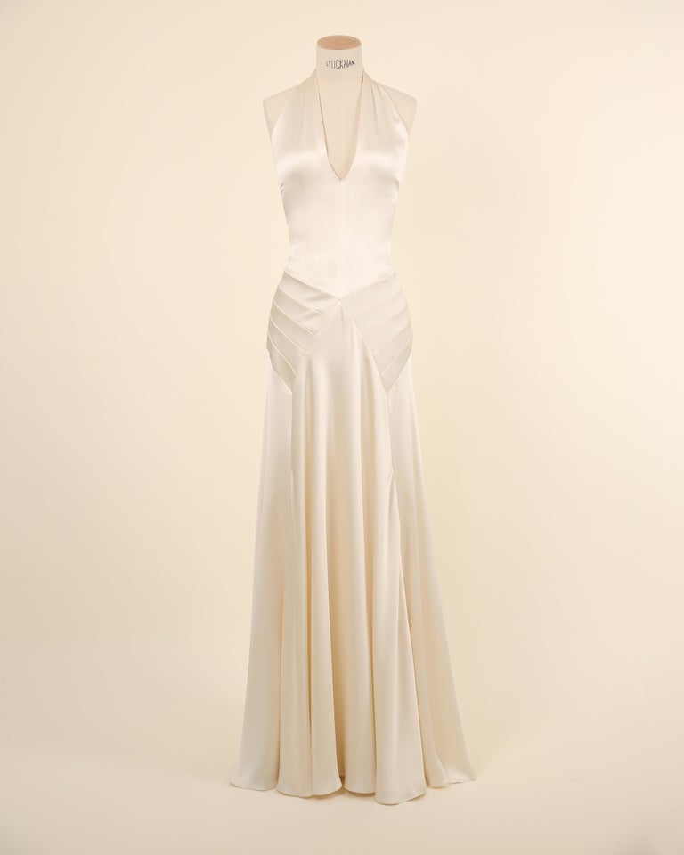 Abito da sposa Ralph Lauren White 2009 in seta color avorio