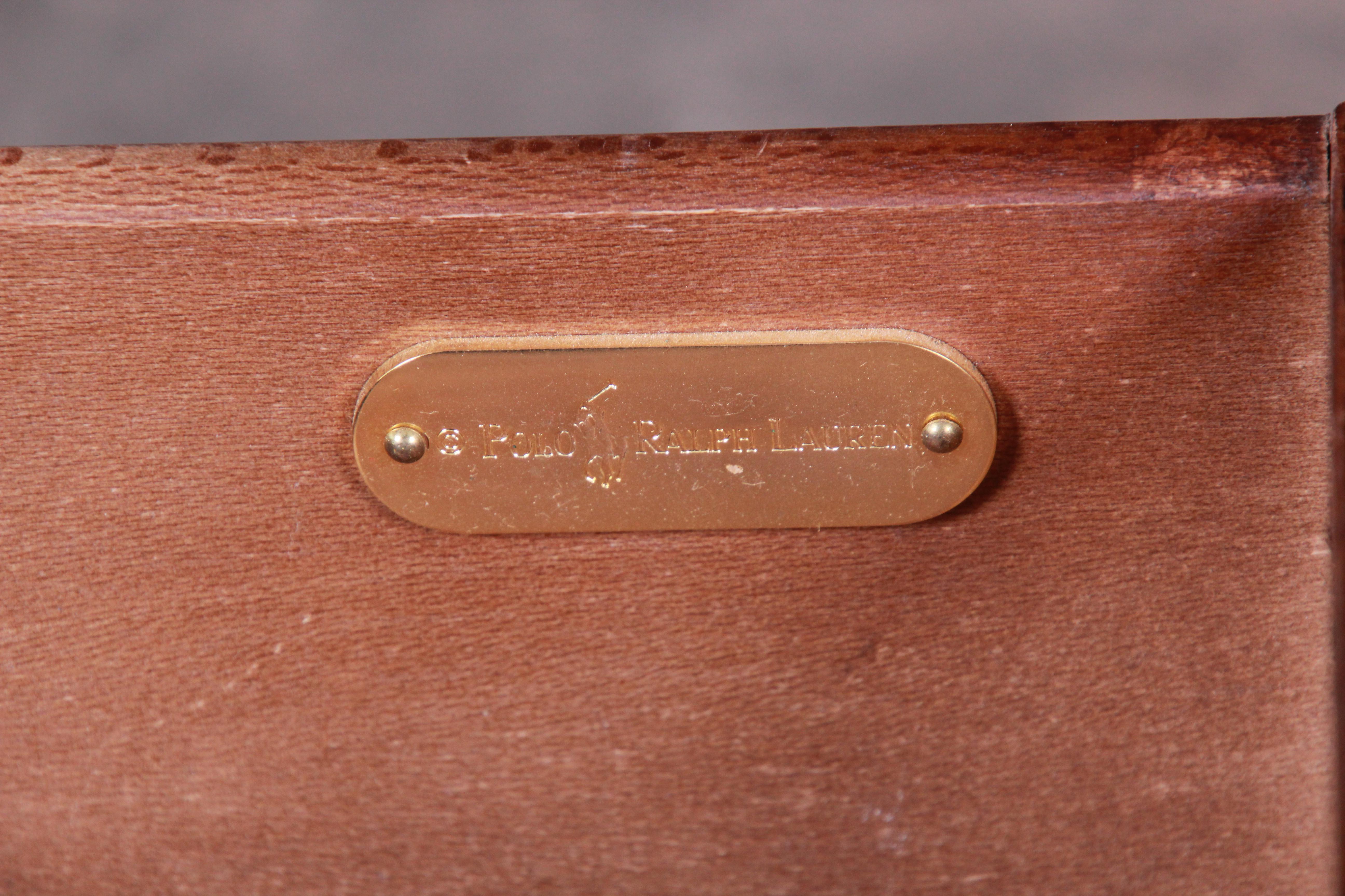 Ralph Lauren Safari Collection Mahogany Armoire Dresser 4