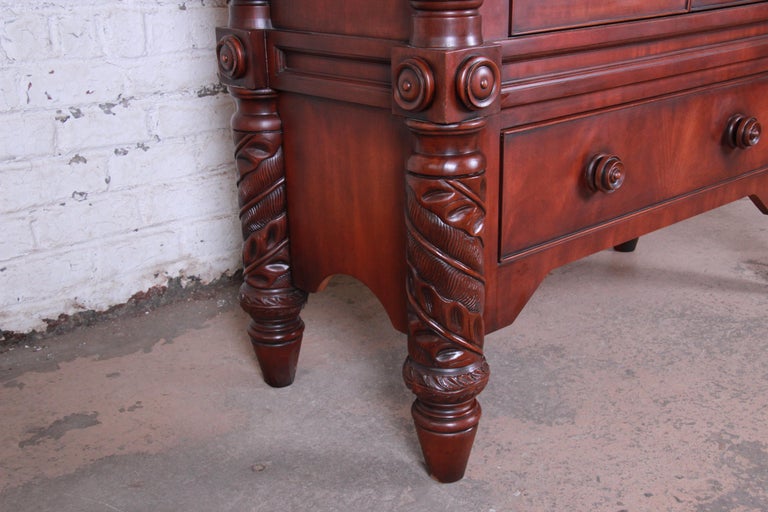 Ralph Lauren Safari Collection Mahogany Armoire Dresser at 1stDibs