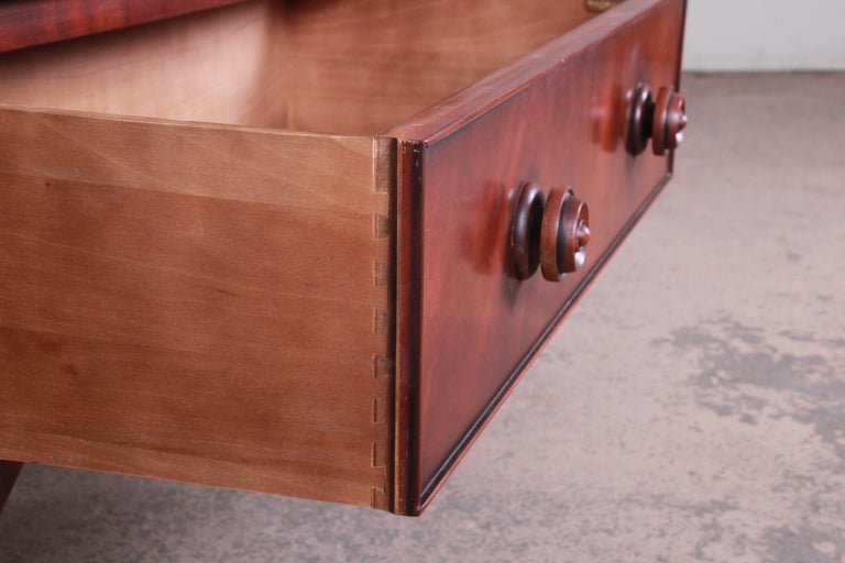 Ralph Lauren Safari Collection Mahogany Armoire Dresser For Sale