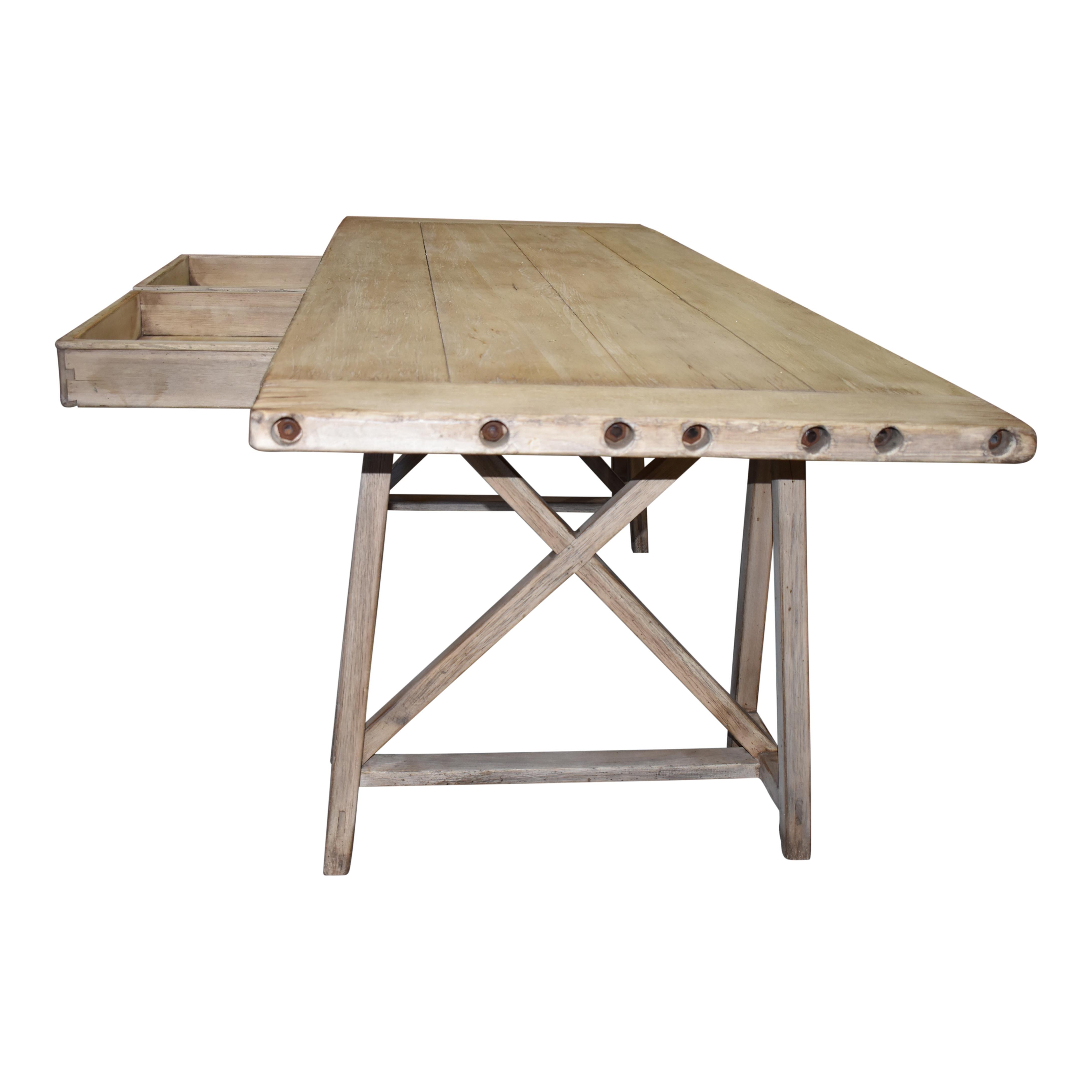 Trestle-Schreibtisch von Ralph Lauren (Industriell) im Angebot