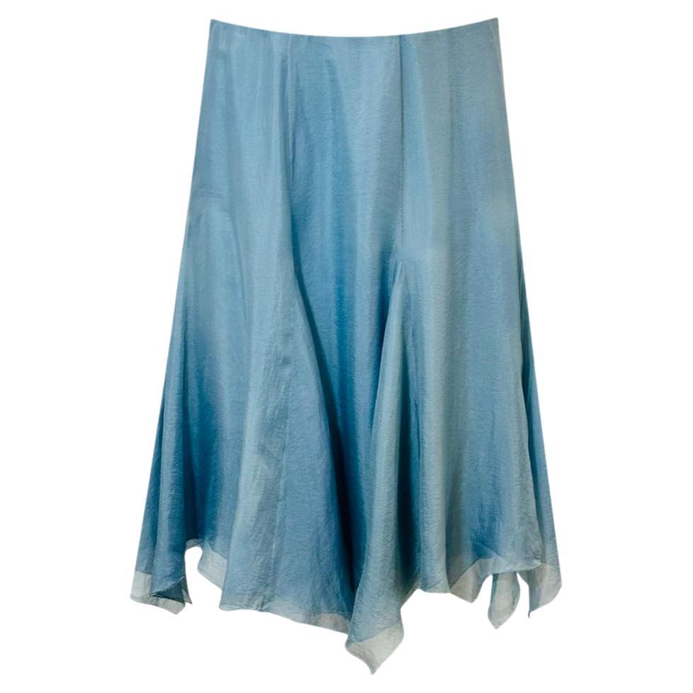 Ralph Lauren Silk A-Line Skirt