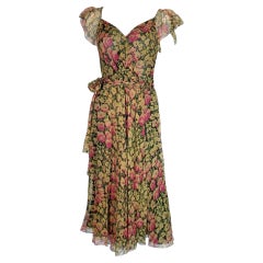 Ralph Lauren Silk Floral Dress, FW 2010