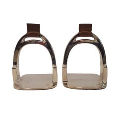 Ralph Lauren silverplate , brtown leather Booklet "Derbyshire" 2010's