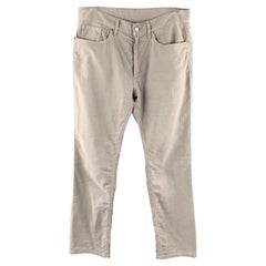 RALPH LAUREN Size 29 Gray Cotton Zip Five Pockets Casual Pants