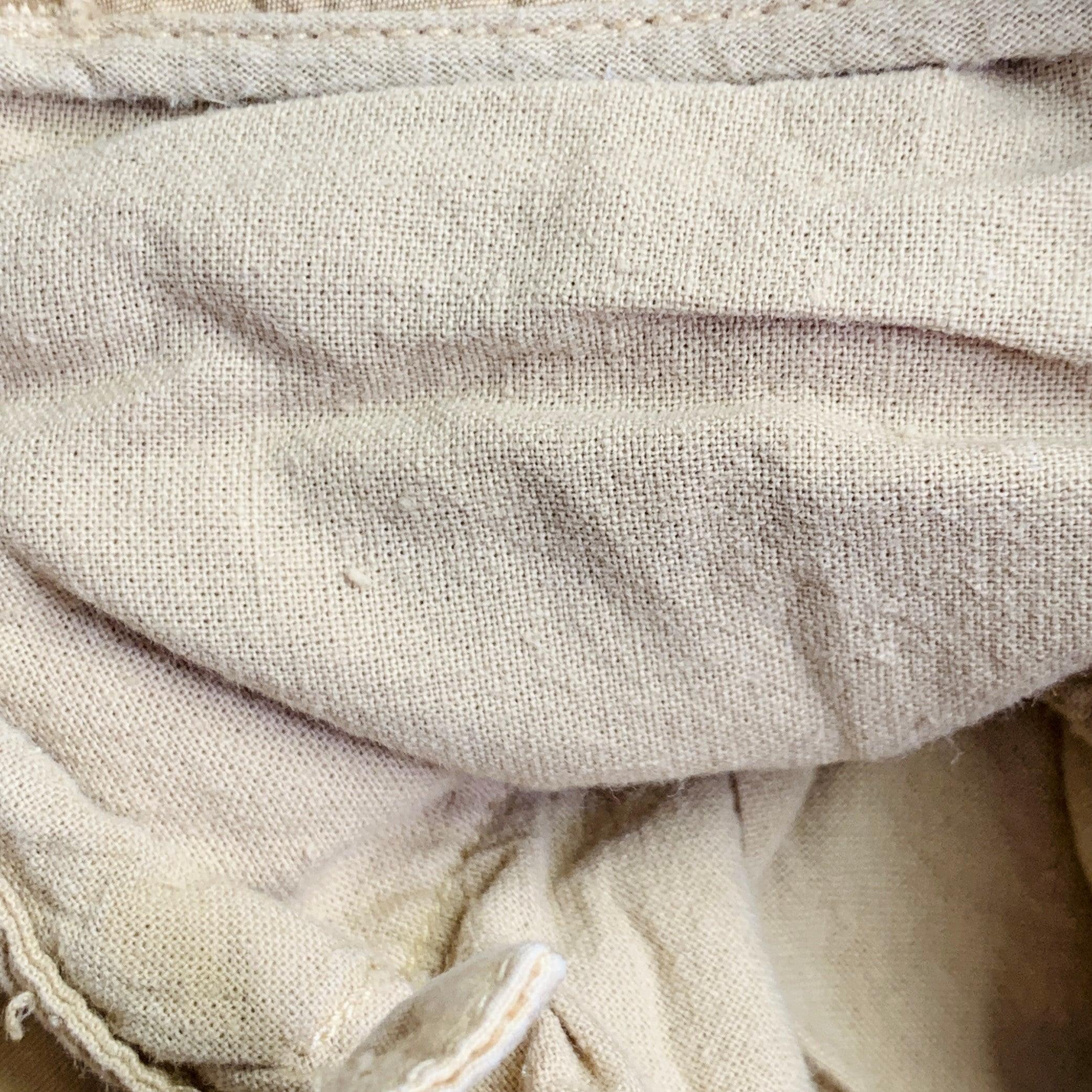 RALPH LAUREN Größe 32 Khaki Geknitterte Baumwolle Flache Vorderseite Freizeithose im Angebot 2
