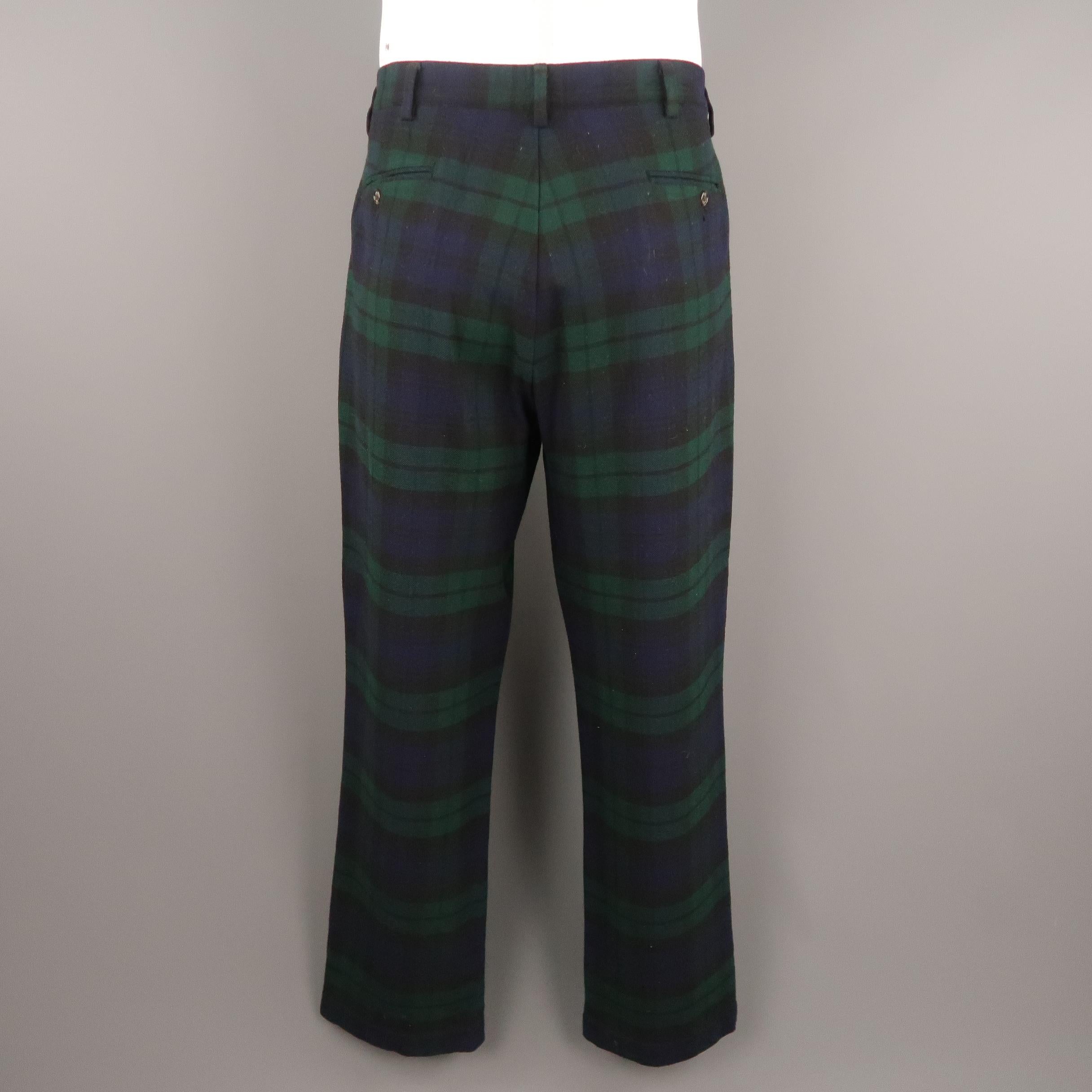 black watch plaid pants