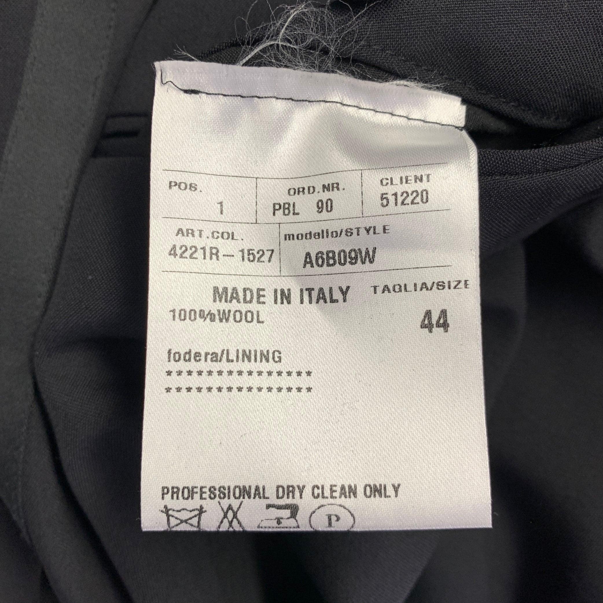 RALPH LAUREN Size 37 Black Wool Tuxedo Dress Pants For Sale 2