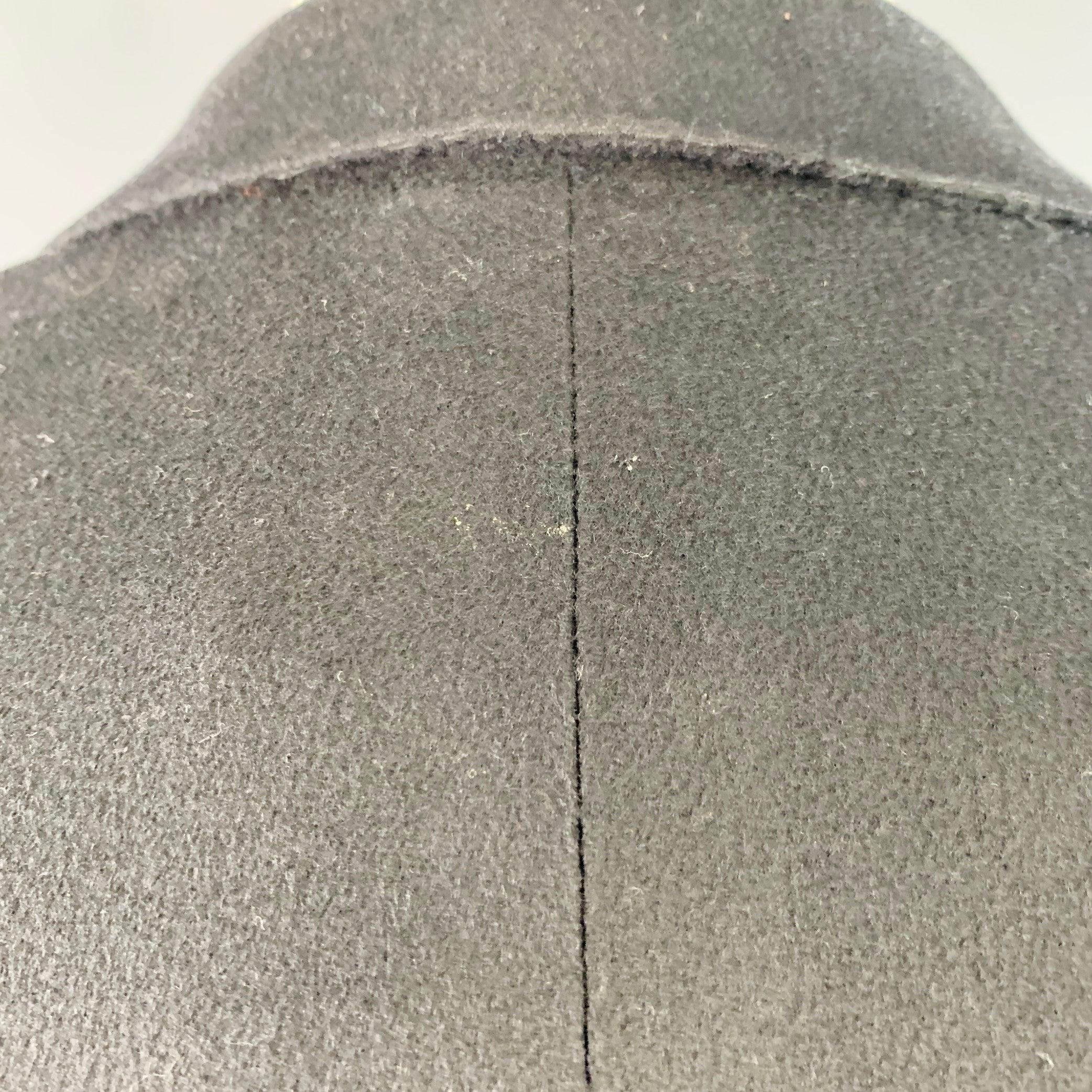 RALPH LAUREN Size 38 Regular Black Cashmere Double Breasted Sport Coat For Sale 2