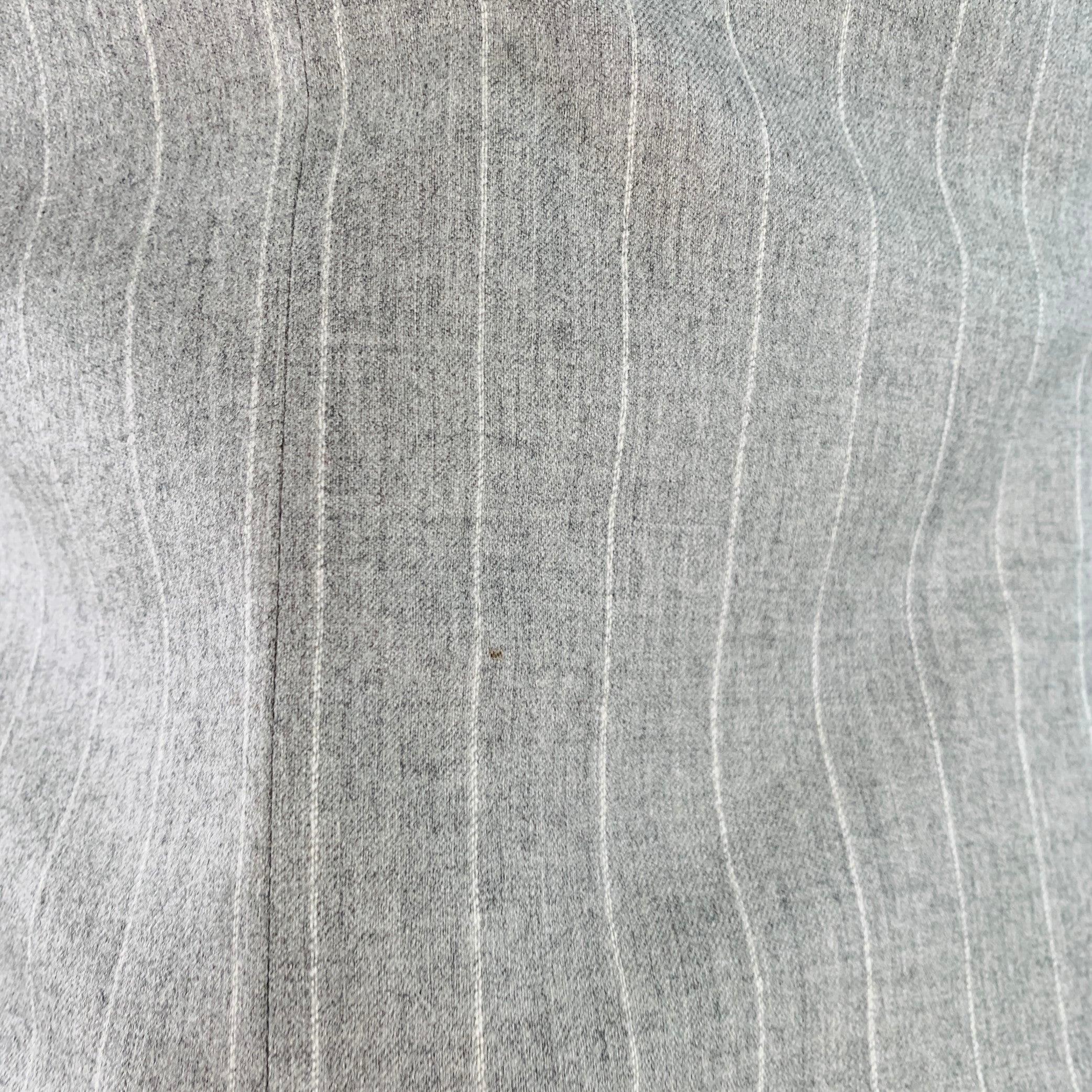 RALPH LAUREN Taille 38 Regular Costume en laine gris clair à revers échancré en vente 3