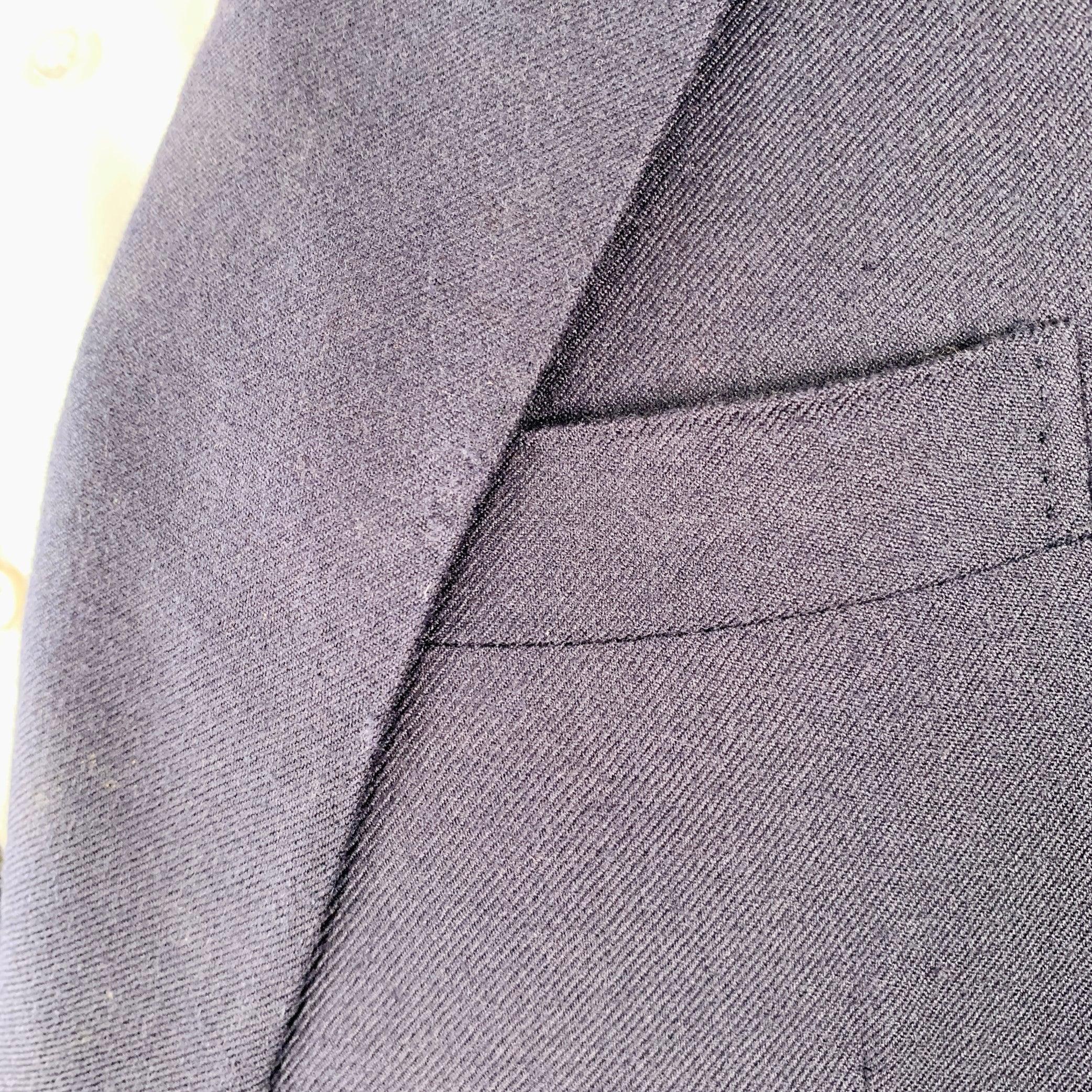 RALPH LAUREN Size 38 Regular Navy Cashmere Double Breasted Sport Coat For Sale 5