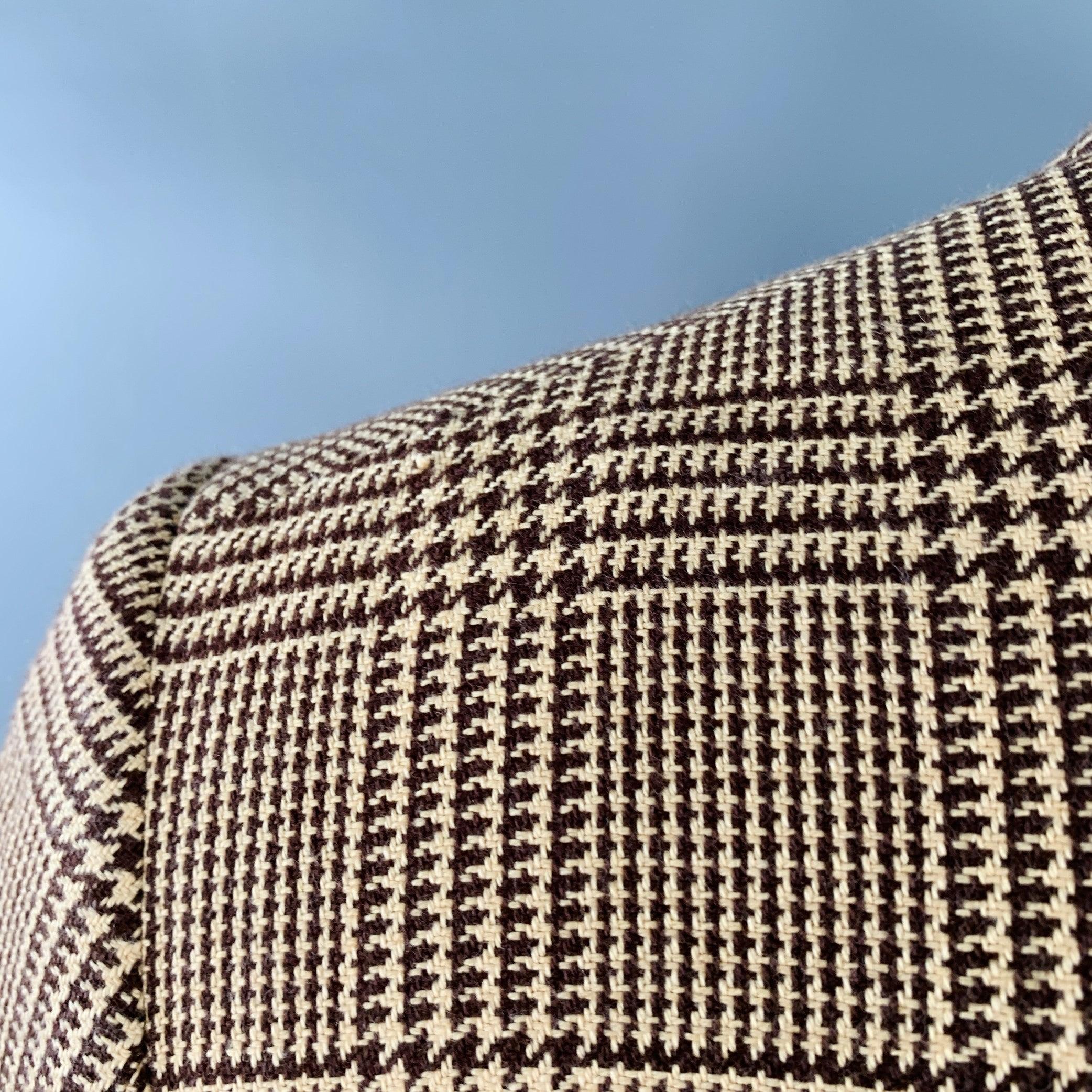 Ralph Lauren Taille 38 Regular Tan Brown Glenplaid Cotton Cashmere Sport Coat Pour hommes en vente