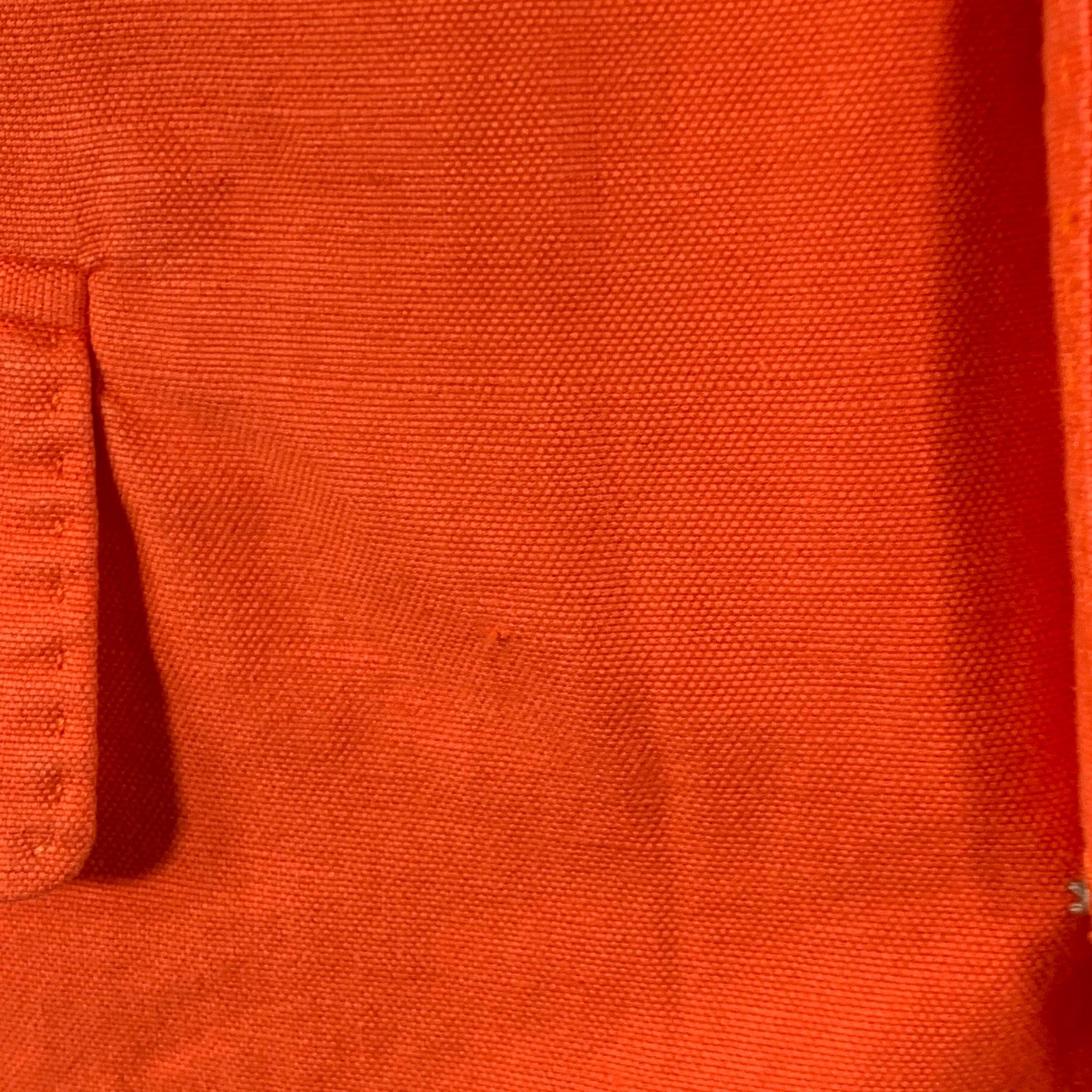 RALPH LAUREN Size 4 Orange Linen Cotton Notch Lapel Jacket Blazer en venta 2