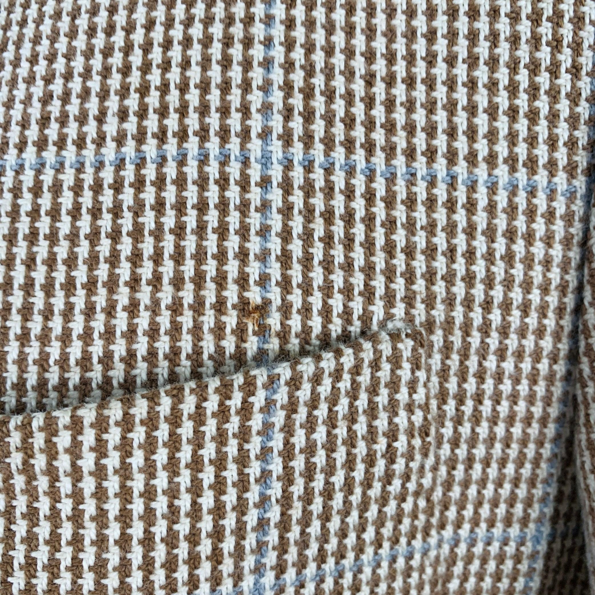 RALPH LAUREN Size 40 Brown Beige Plaid Cotton Notch Lapel Sport Coat For Sale 5