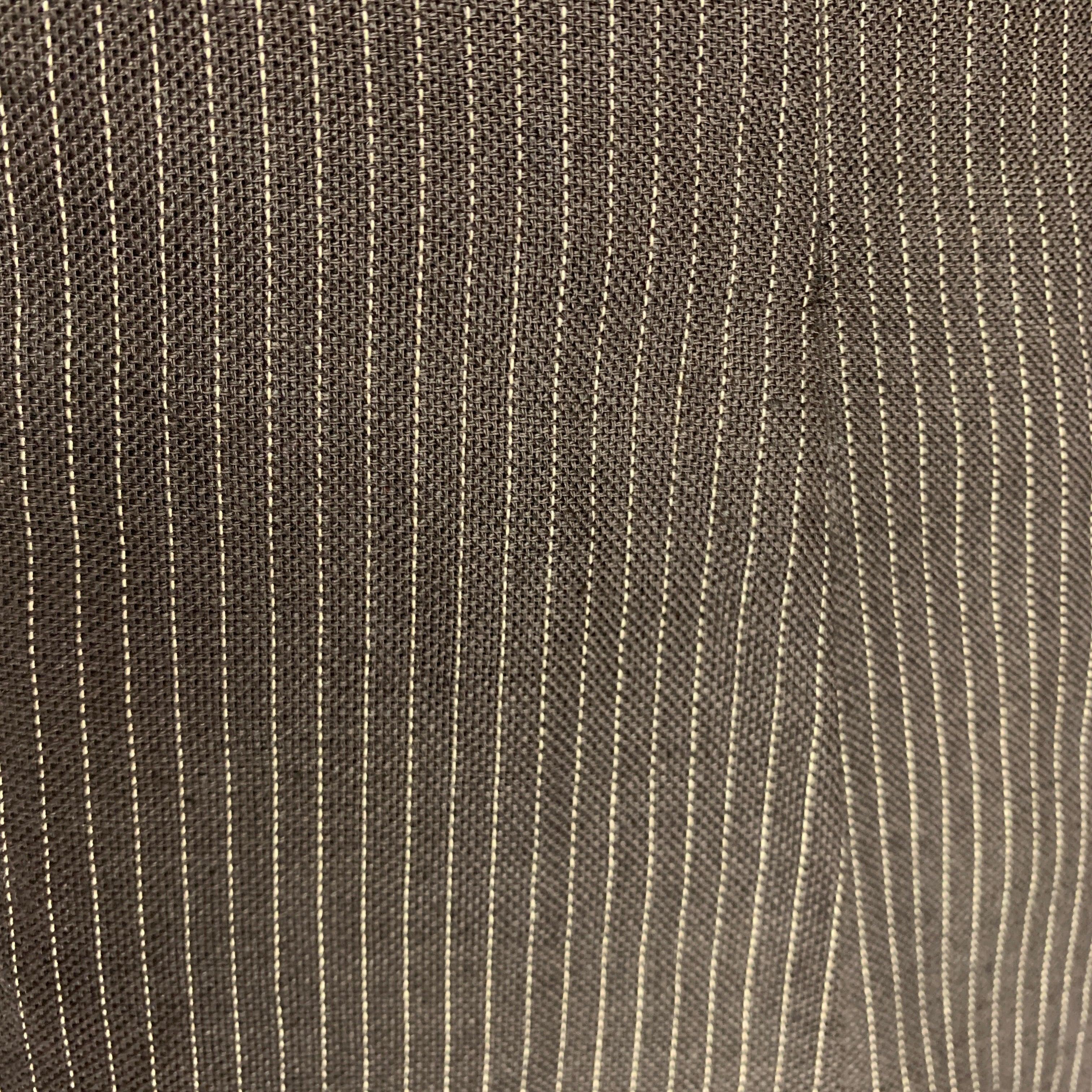 RALPH LAUREN Size 42 Long Brown Stripe Wool Notch Lapel Suit For Sale 3