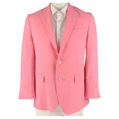 RALPH LAUREN Size 44 Regular Pink Flax Notch Lapel Sport Coat
