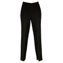RALPH LAUREN Taille 6 - Robe ajustée en laine noire