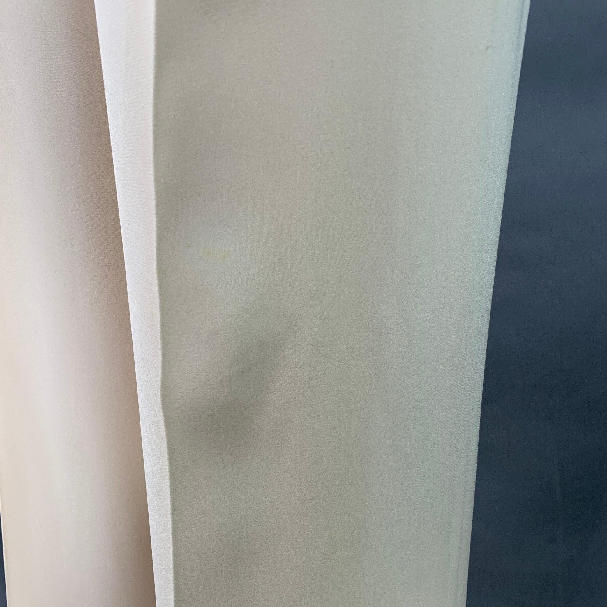 RALPH LAUREN Size 6 Cream Silk Wide Leg Dress Pants For Sale 3