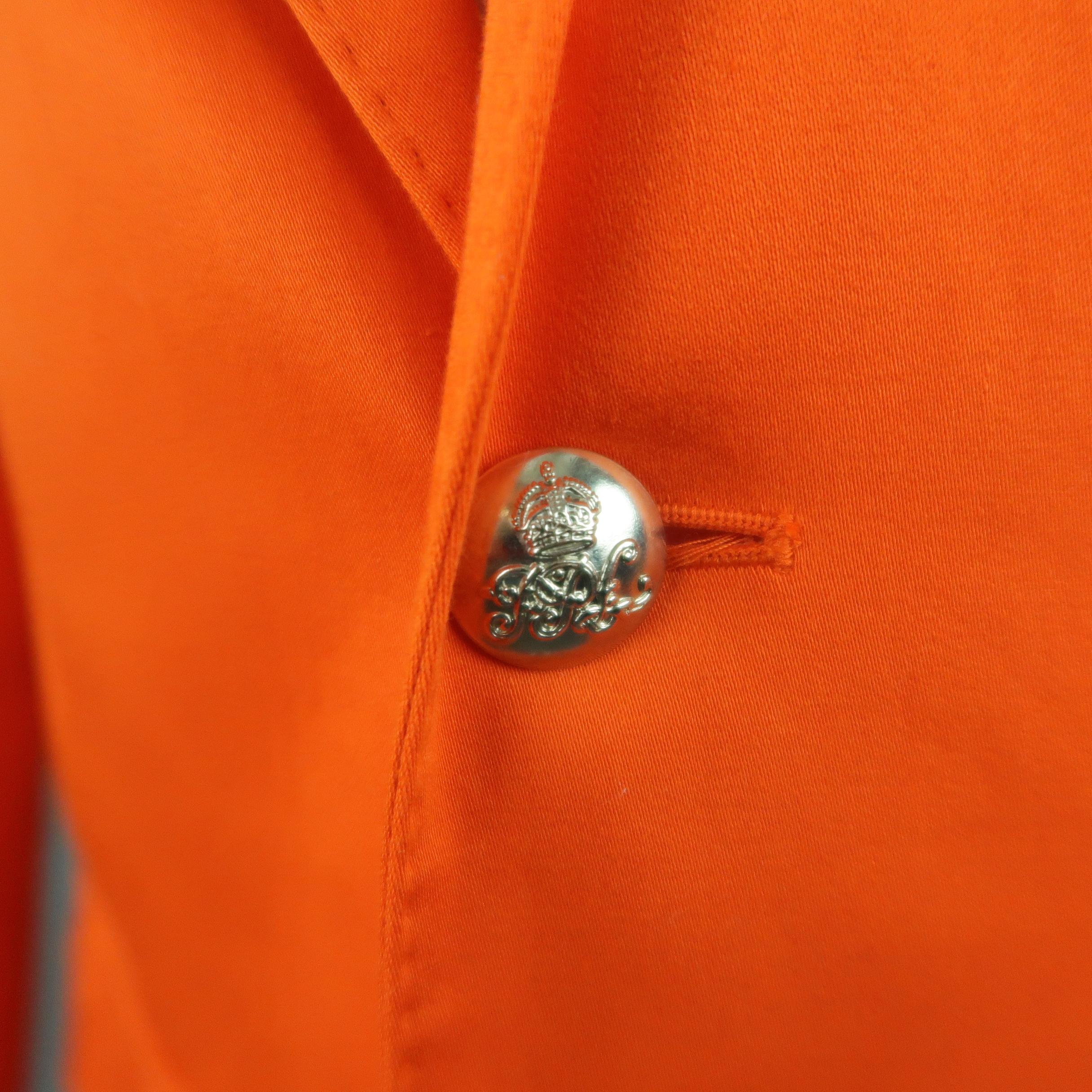 orange cotton jacket