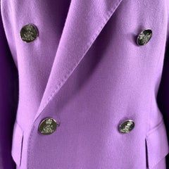 RALPH LAUREN Taille 6 Veste en laine mélangée violet-lavande