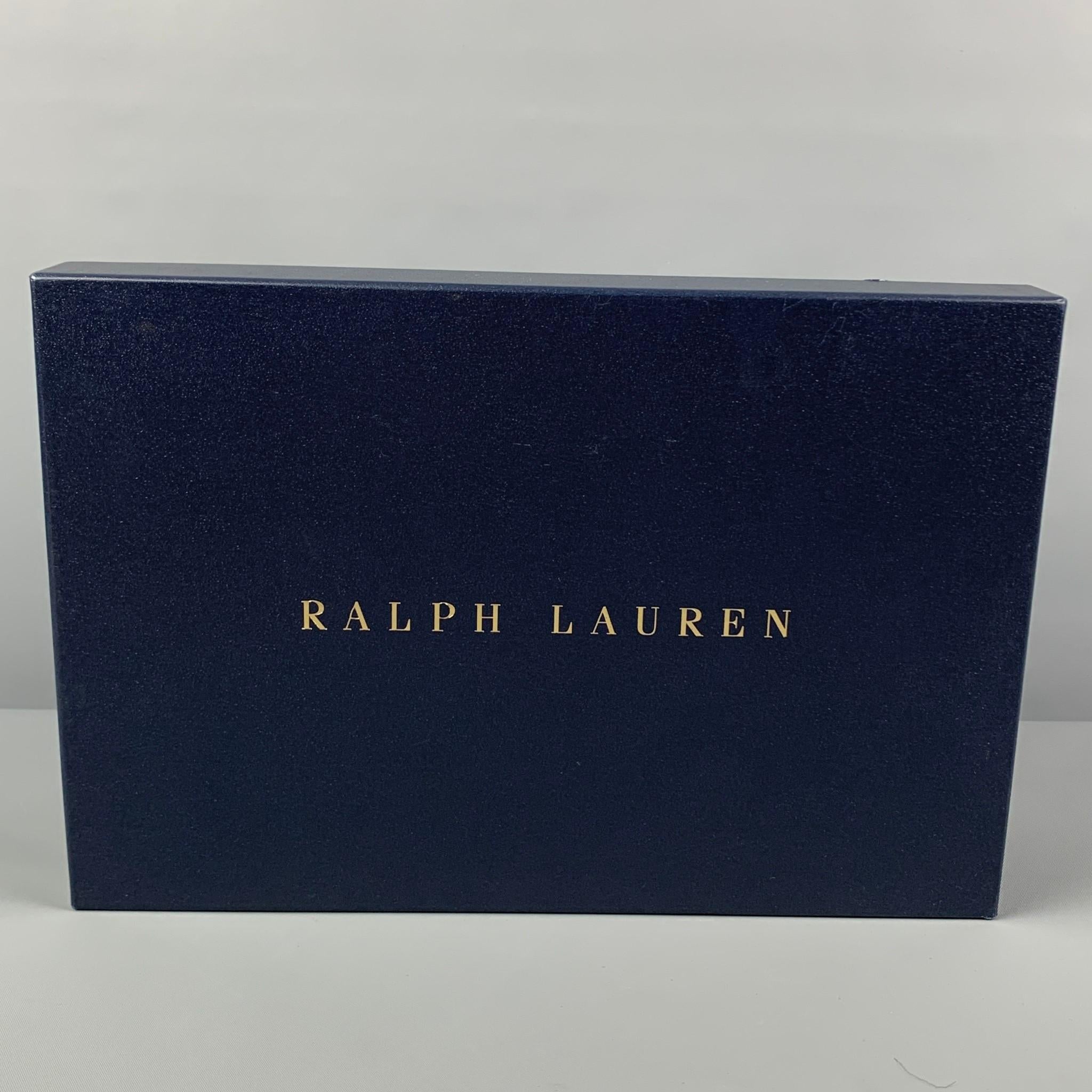 RALPH LAUREN Size 9.5 Black Leather Patent Leather Stiletto Celia Pumps 3