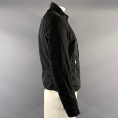 RALPH LAUREN Size L Black 0200011323 0553907 Textured Nylon cotton Jacket