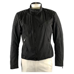 RALPH LAUREN Size L Black 0200011323 0553907 Textured Nylon cotton Jacket