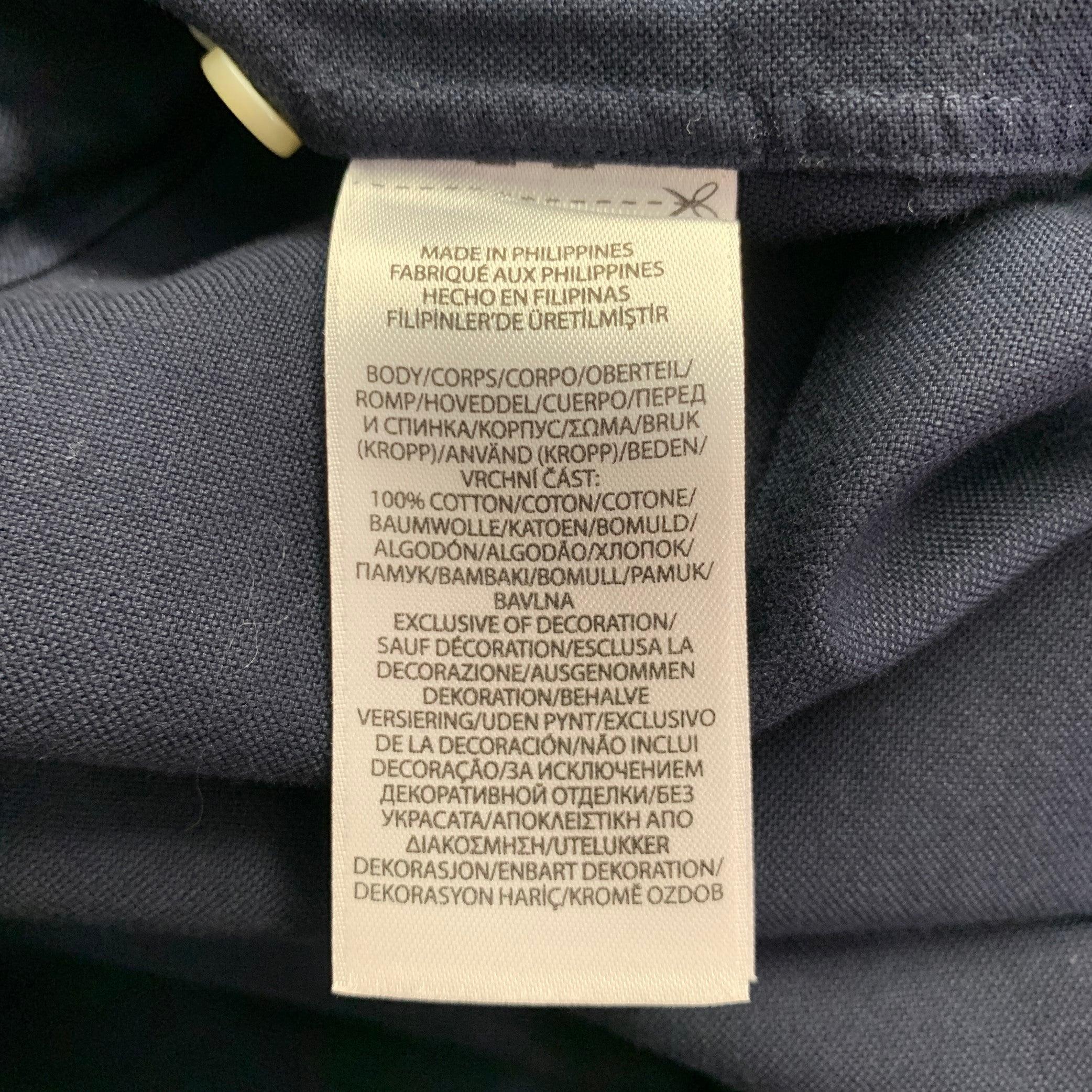 Uomo RALPH LAUREN - Camicia a maniche lunghe in cotone con bottoni, taglia L. in vendita