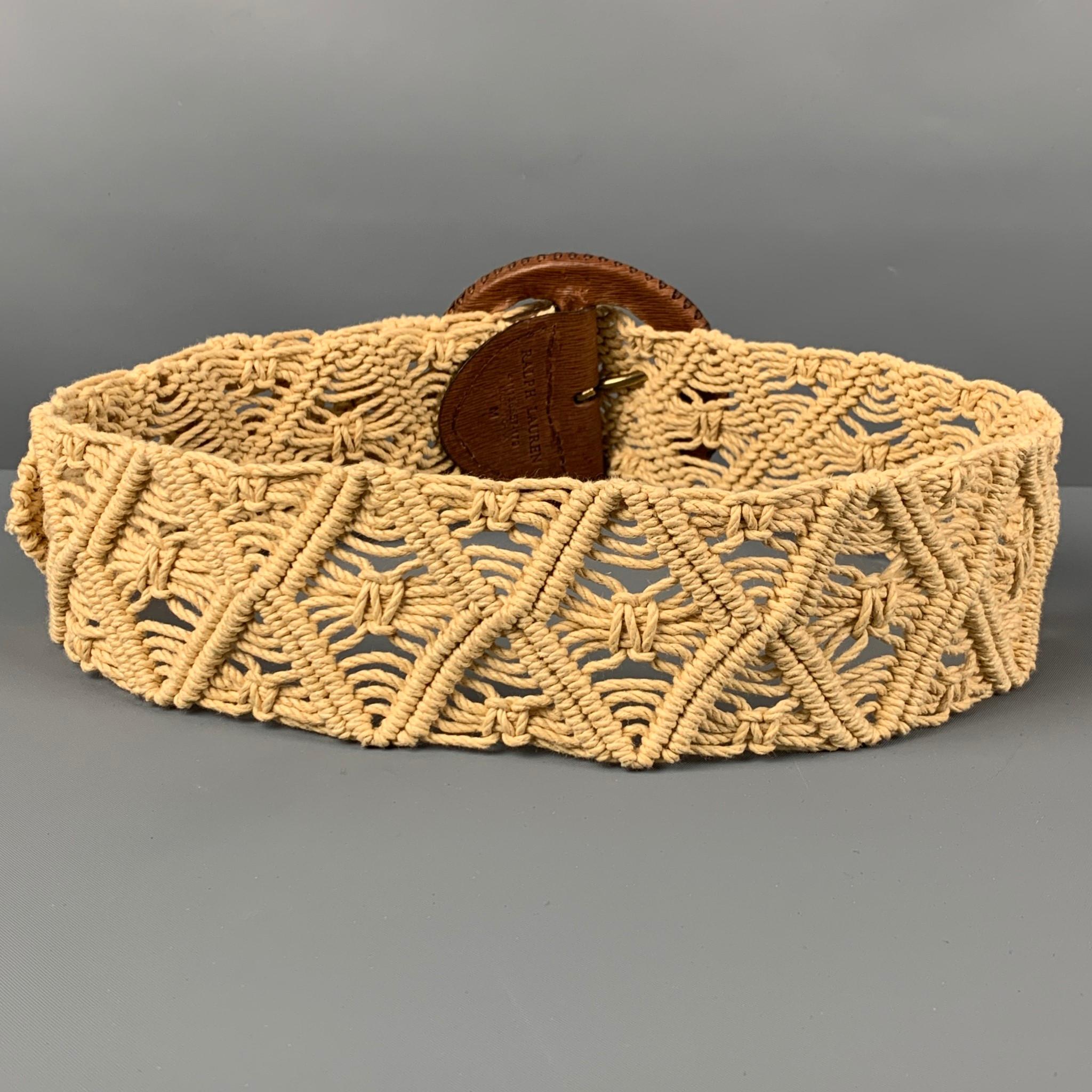 natural woven belt