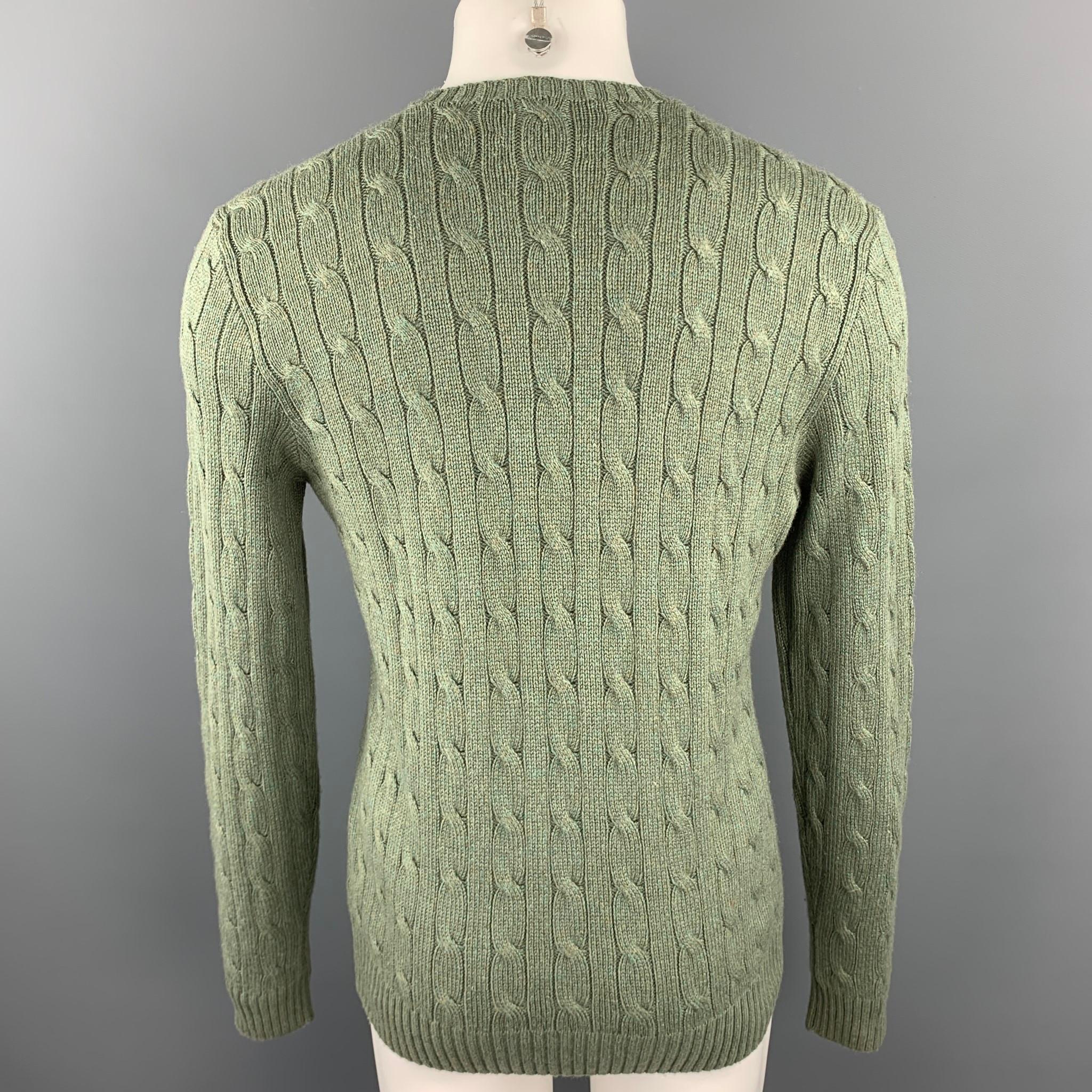 moss green cashmere sweater