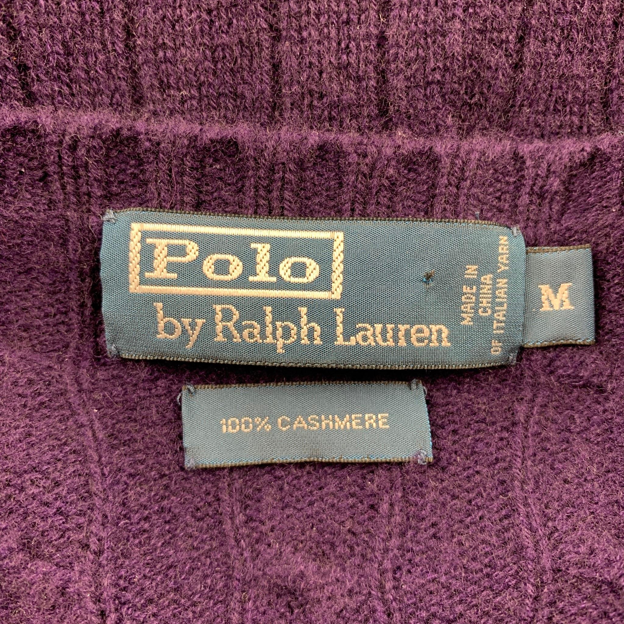 purple cable knit sweater