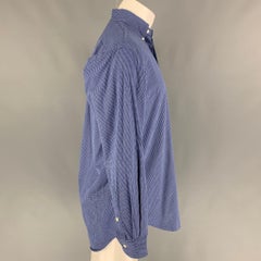 RALPH LAUREN Size S Blue Checkered Cotton Button Up Long Sleeve Shirt
