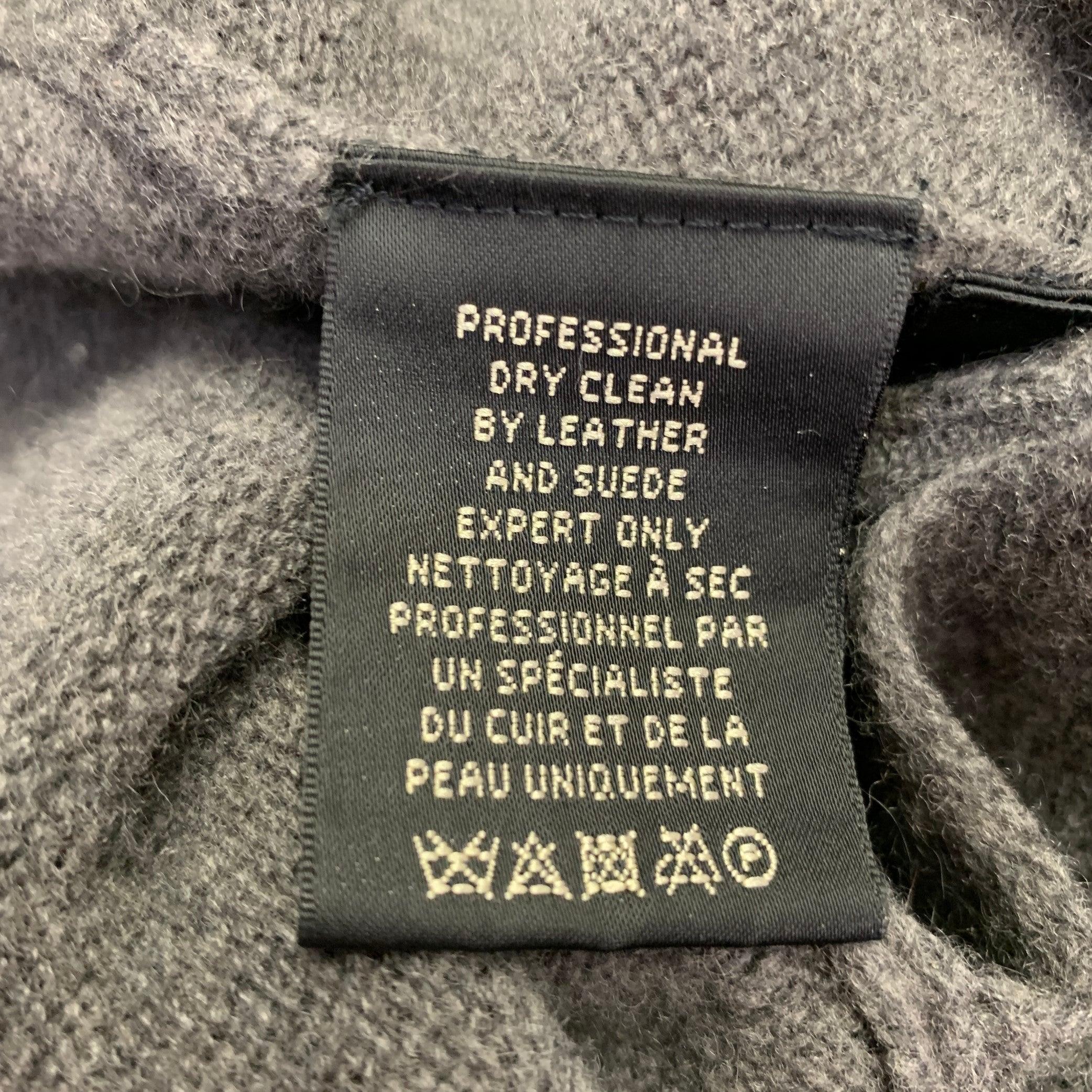 Women's RALPH LAUREN Size S Grey Charcoal Merino Wool Blend Sweater Dress For Sale