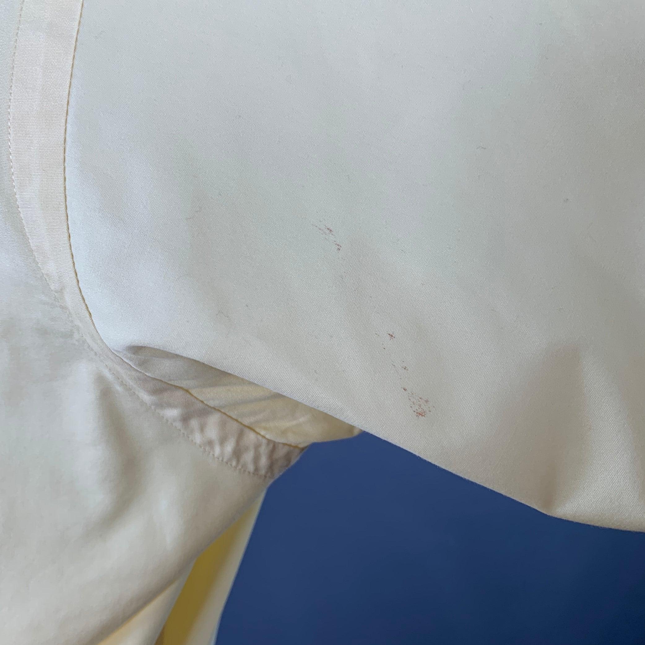 RALPH LAUREN Größe XL Gelbes langärmeliges Baumwollhemd mit Knopfleiste und langen Ärmeln Herren im Angebot