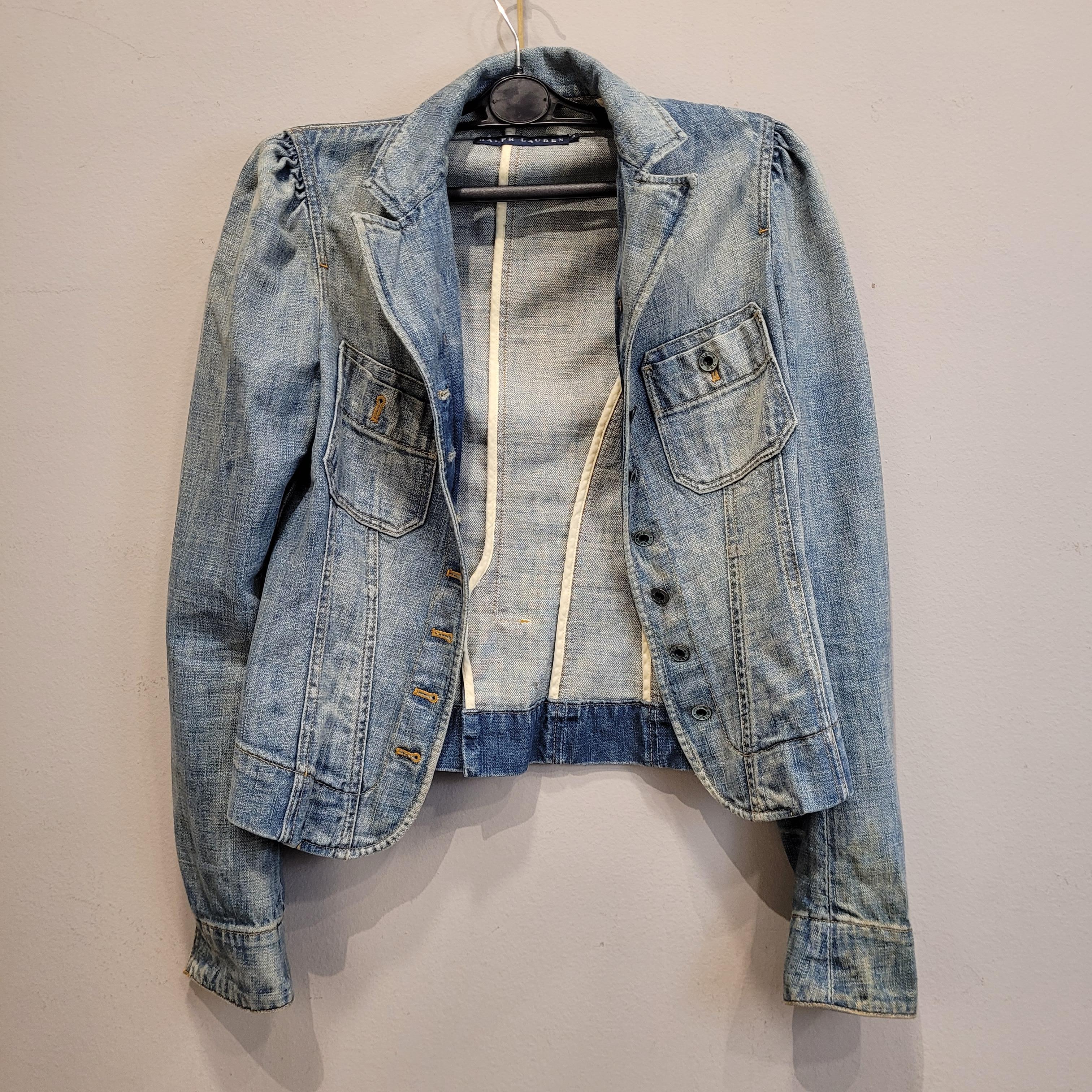 Ralph Lauren - Giacca di jeans slim fit anni 2000 - Italia in vendita 8