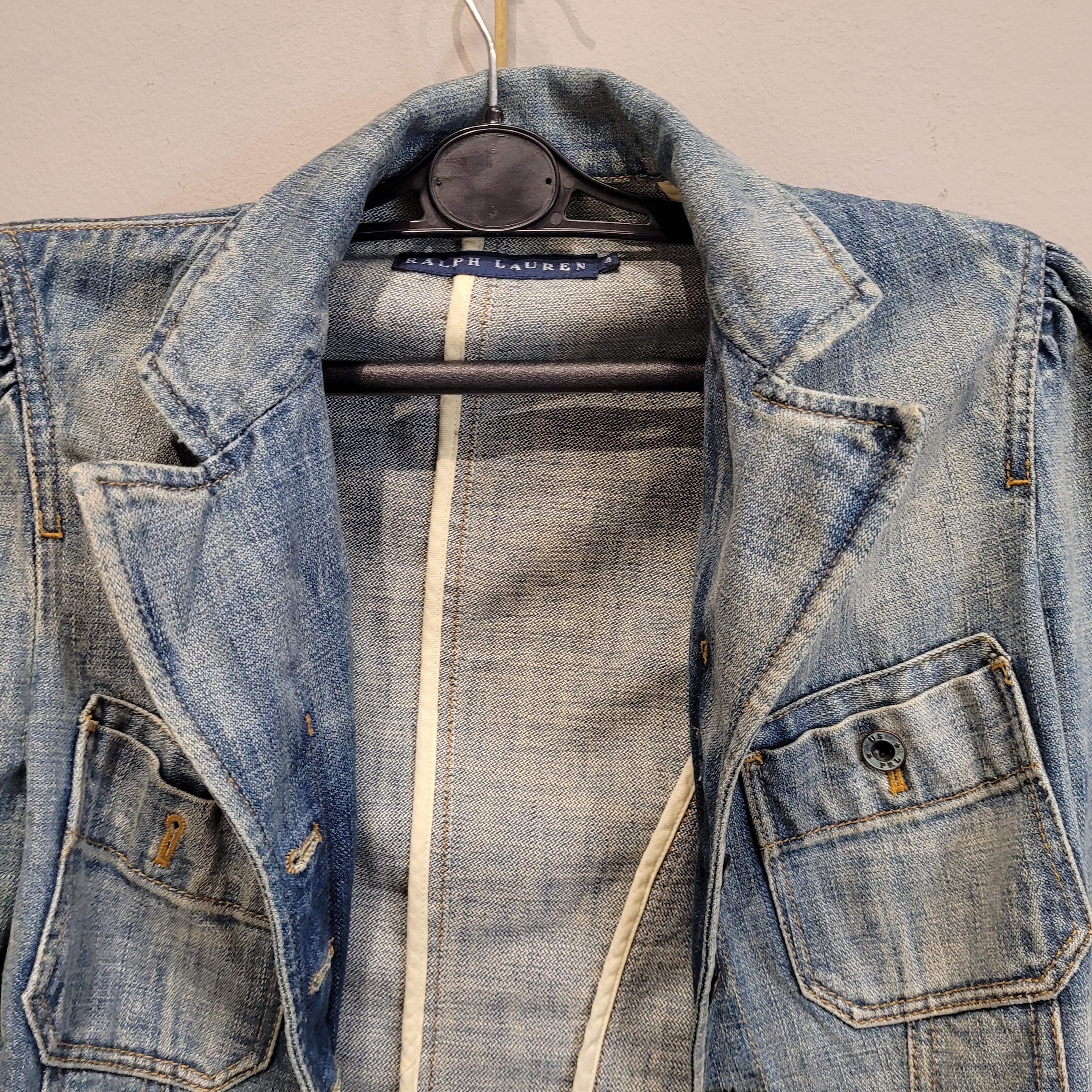 Ralph Lauren - Giacca di jeans slim fit anni 2000 - Italia in vendita 9