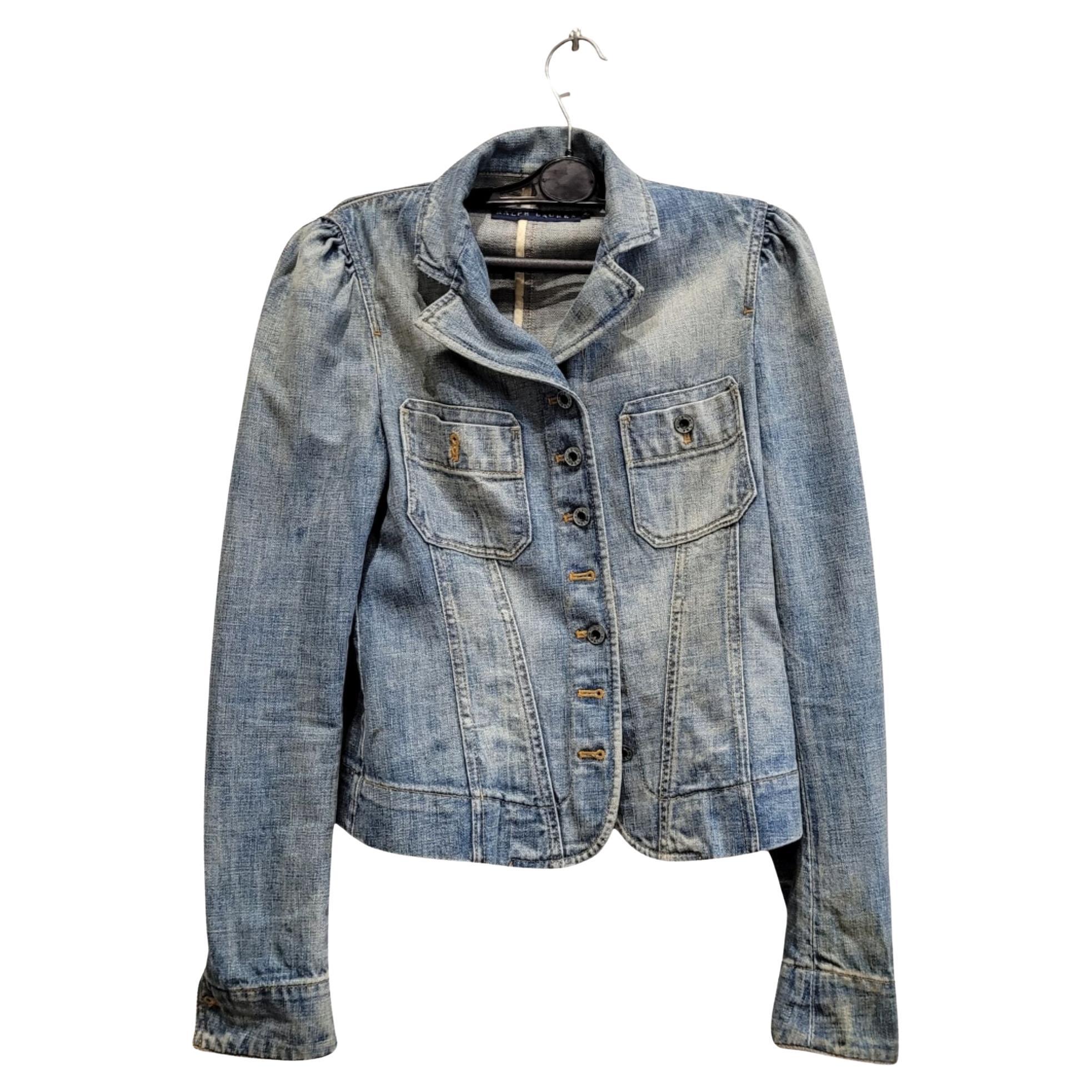 Ralph Lauren - Giacca di jeans slim fit anni 2000 - Italia in vendita