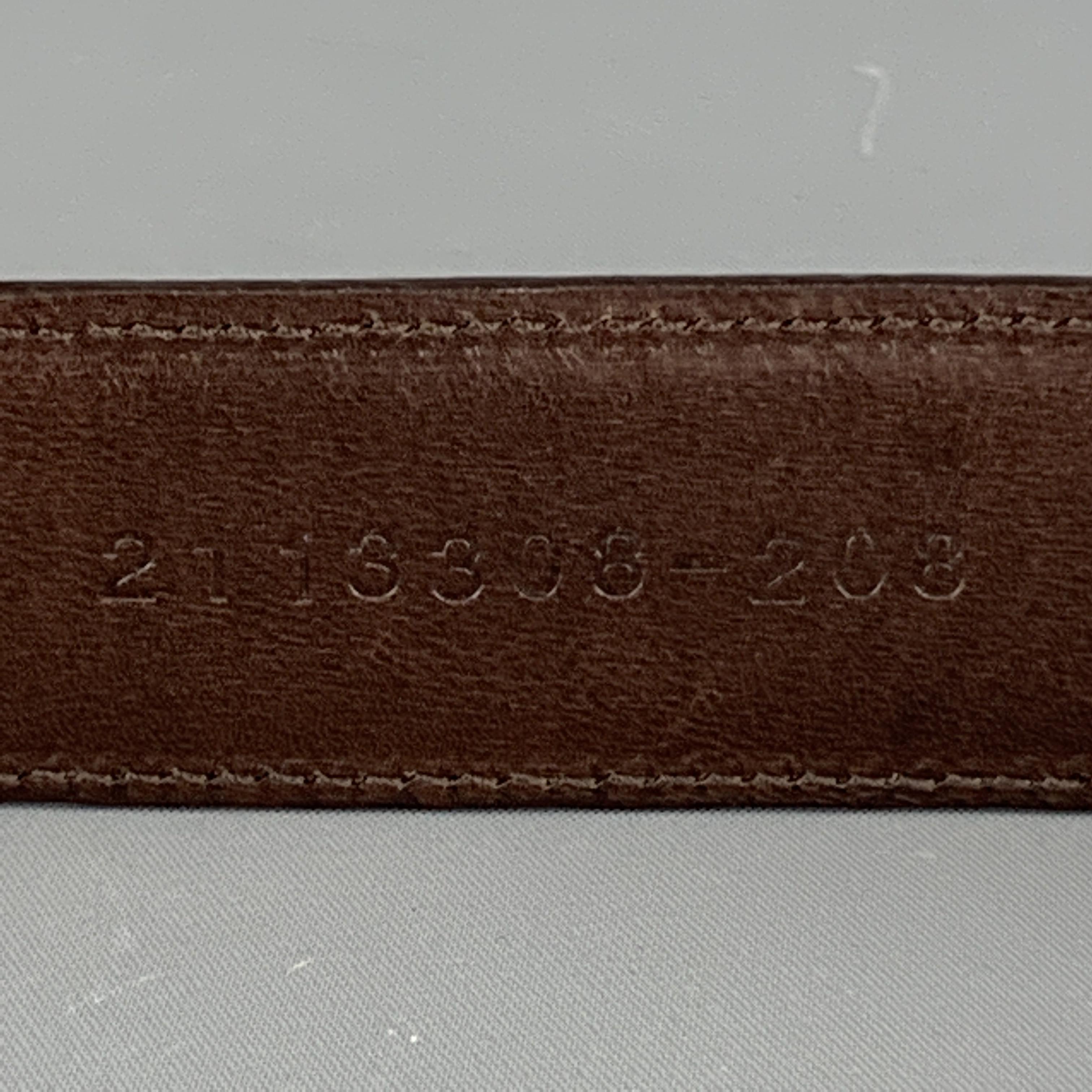 RALPH LAUREN Solid Size 32 Brown Leather Belt 3