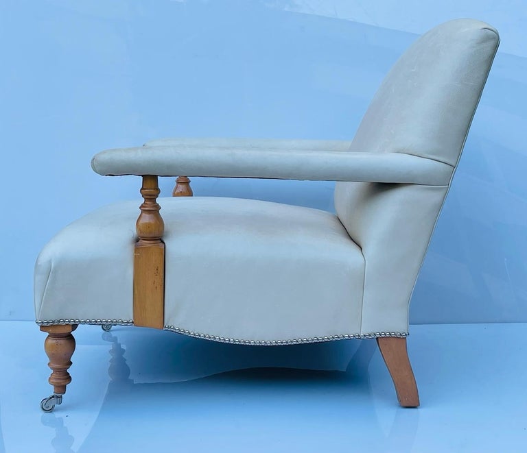 Ralph Lauren Sonoma Valley Oliver Chair in Cream Leather For Sale at 1stDibs