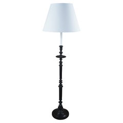 Ralph Lauren Spanish Revival Old World Iron Candle Stand Candlestick Floor Lamp